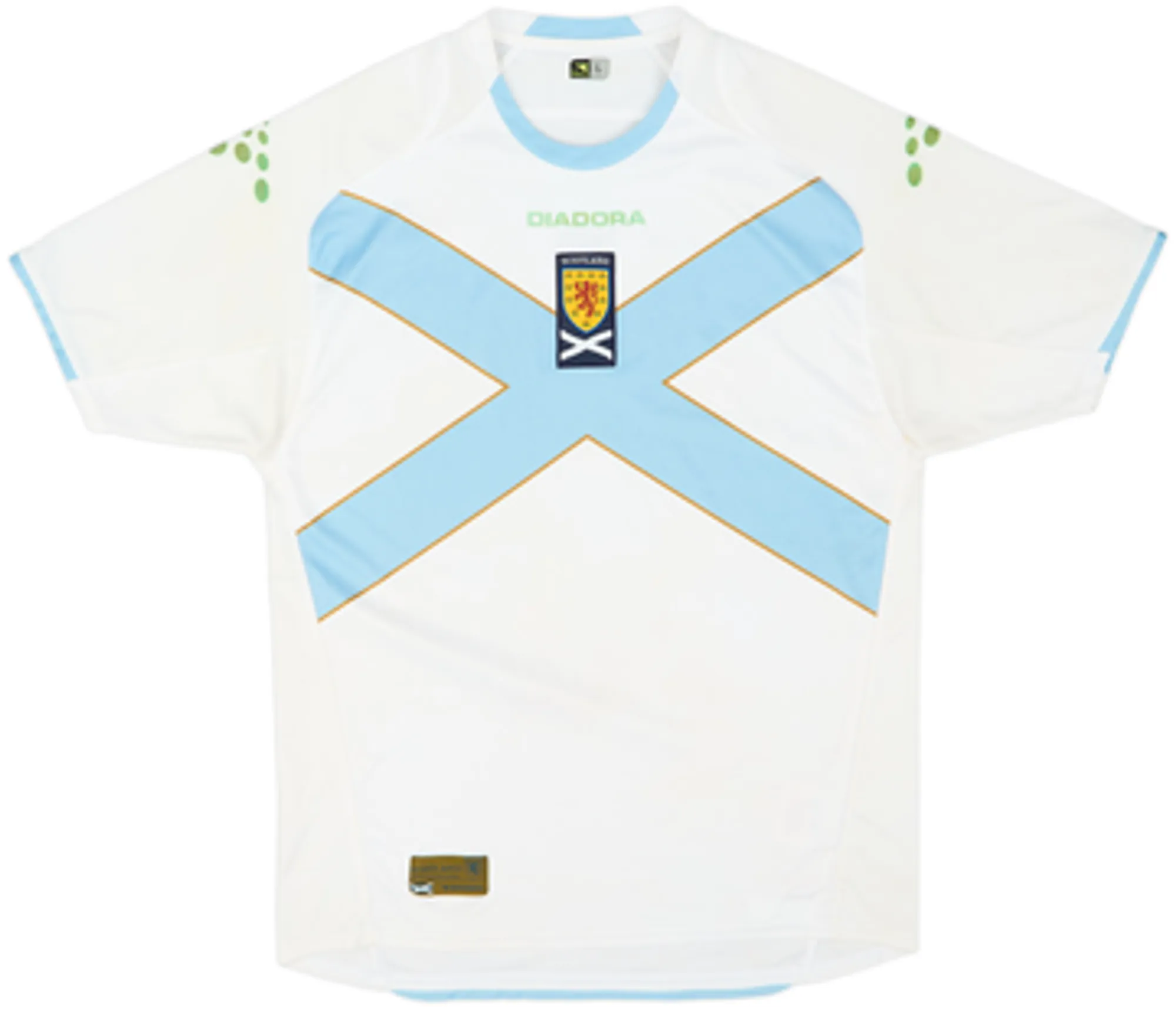 Diadora Scotland Mens SS Away Shirt 2007