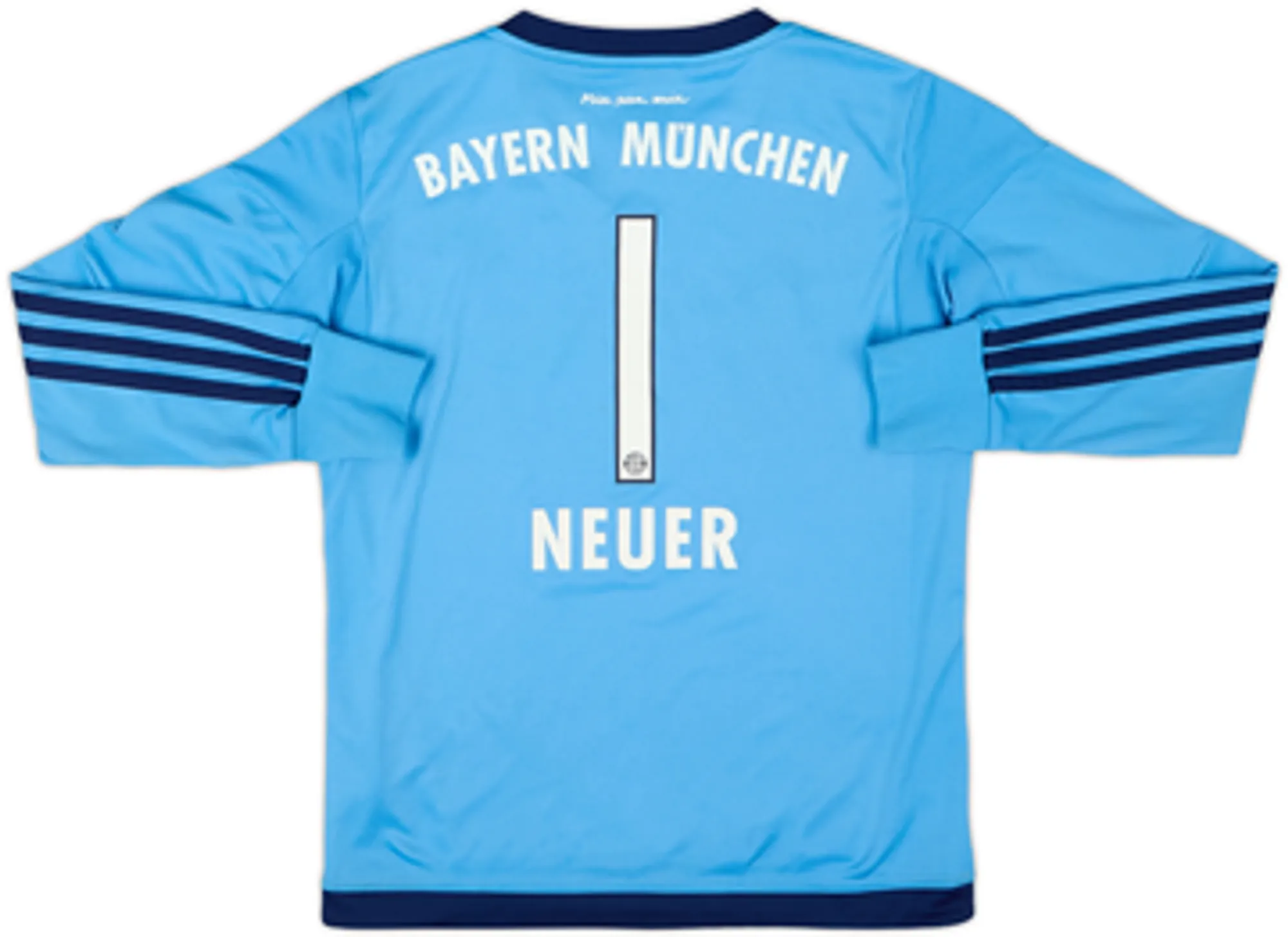 adidas Bayern Munich Boys LS Goalkeeper Home Shirt 2015/16