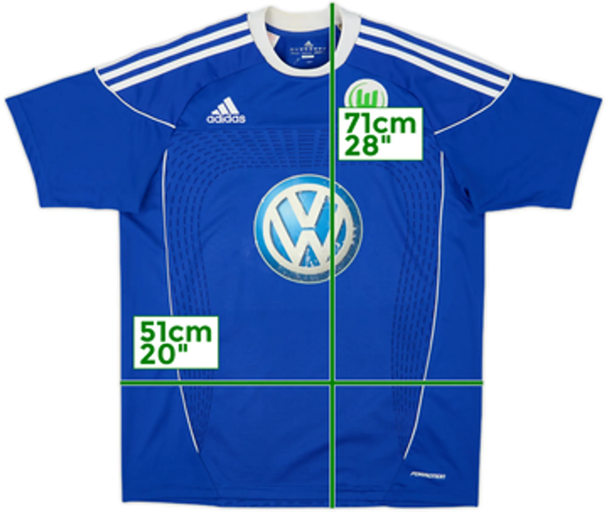 adidas Wolfsburg Boys SS Third Shirt 2010/11