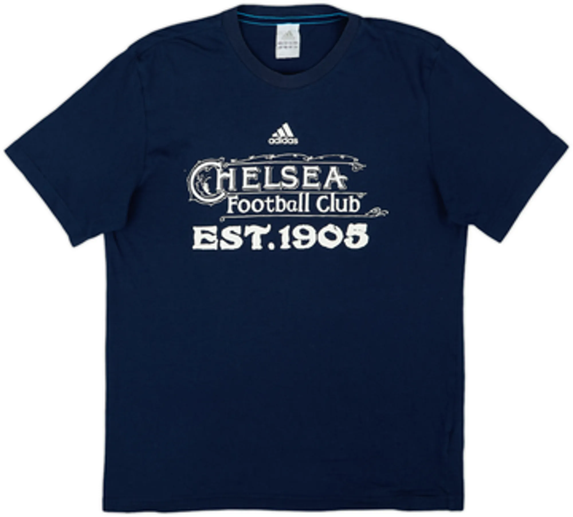 2012-13 Chelsea adidas Cotton Tee - 7/10 - (M)