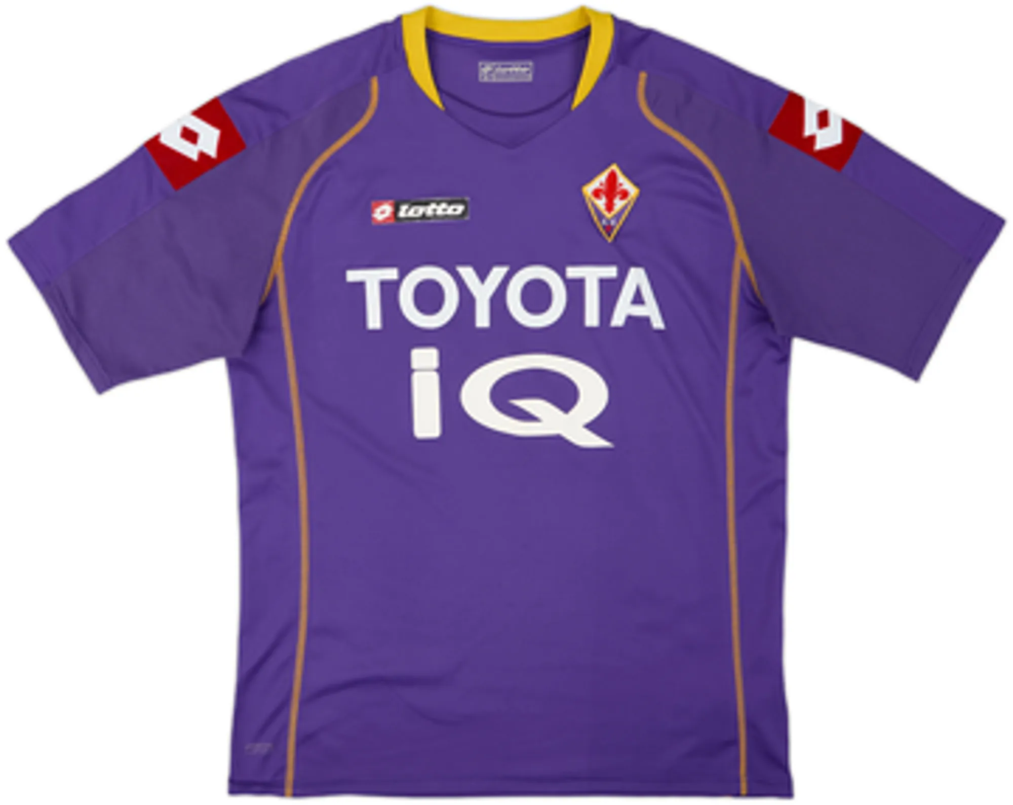 Lotto Fiorentina Mens SS Home Shirt 2008/09