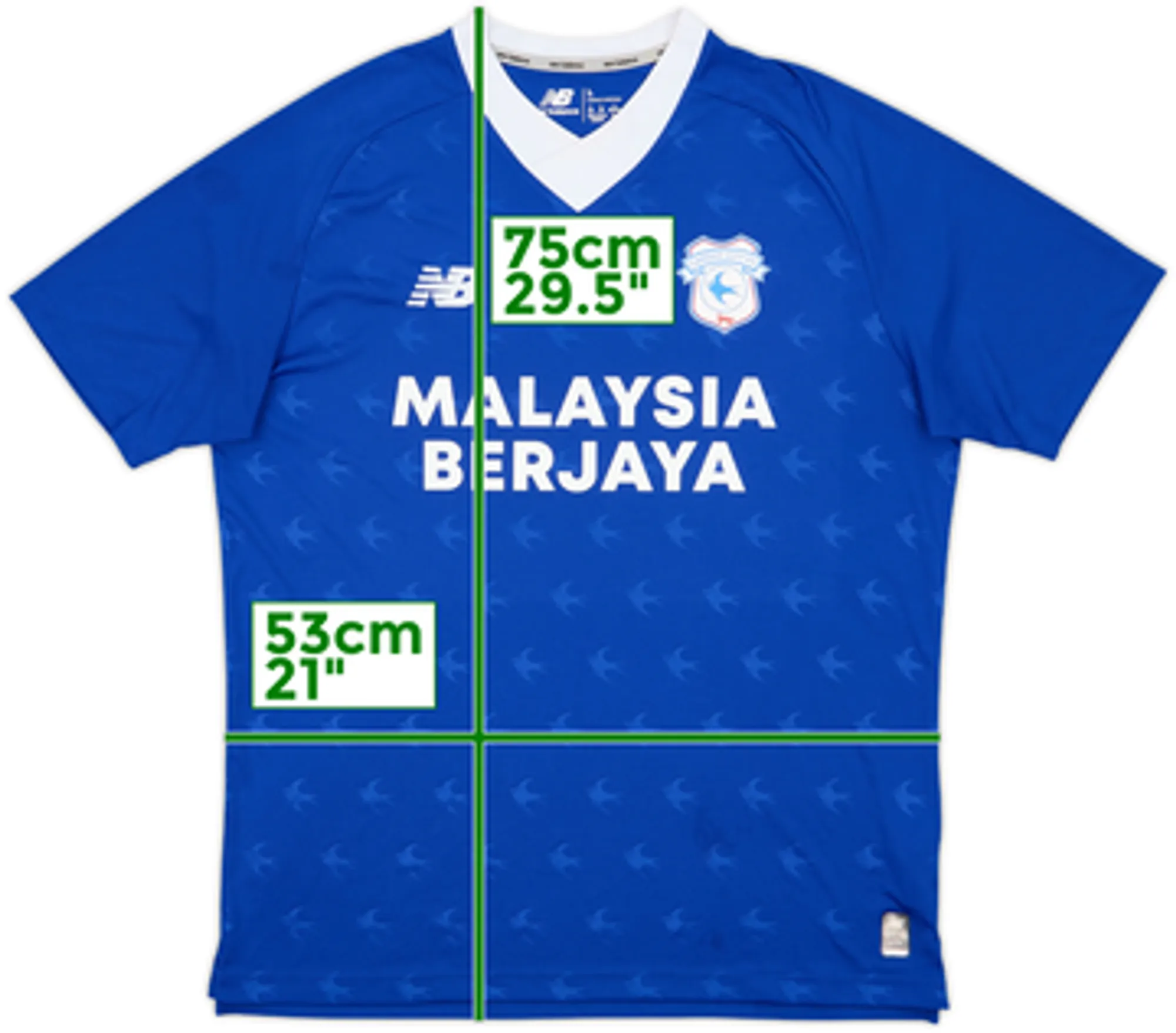 NewBalance Cardiff City Mens SS Home Shirt 2022/23