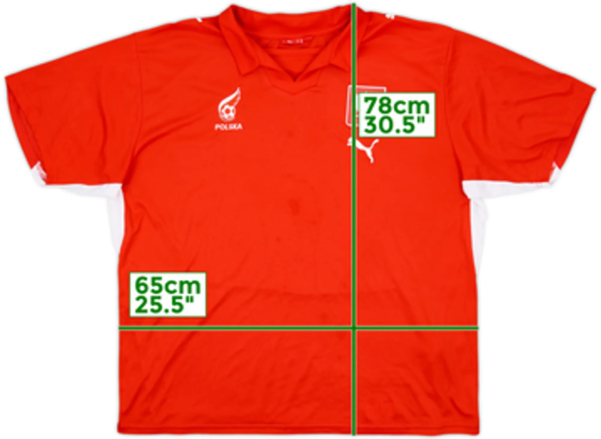 Puma Poland Mens SS Away Shirt 2008