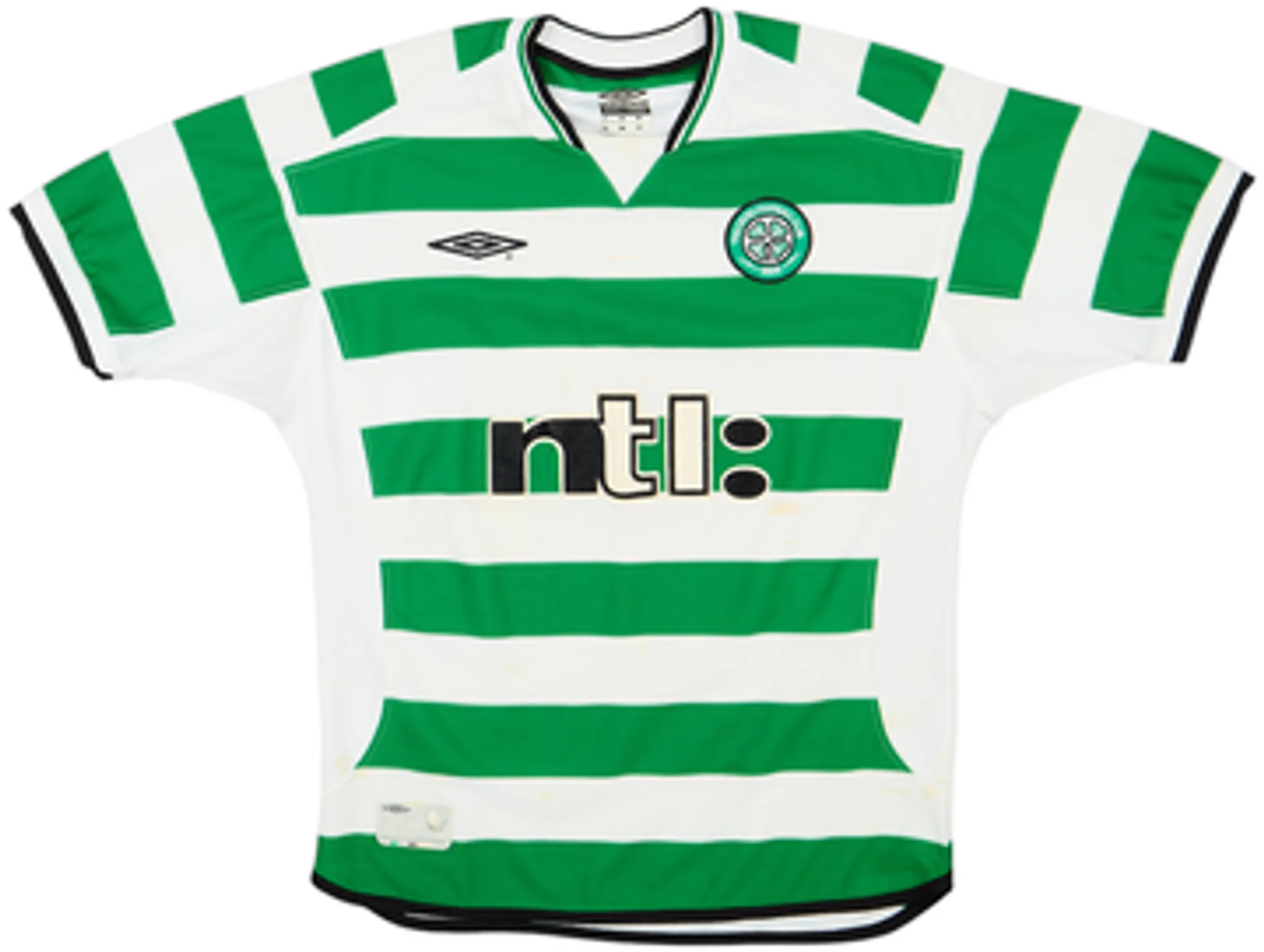 Umbro Celtic Mens SS Home Shirt 2001/03