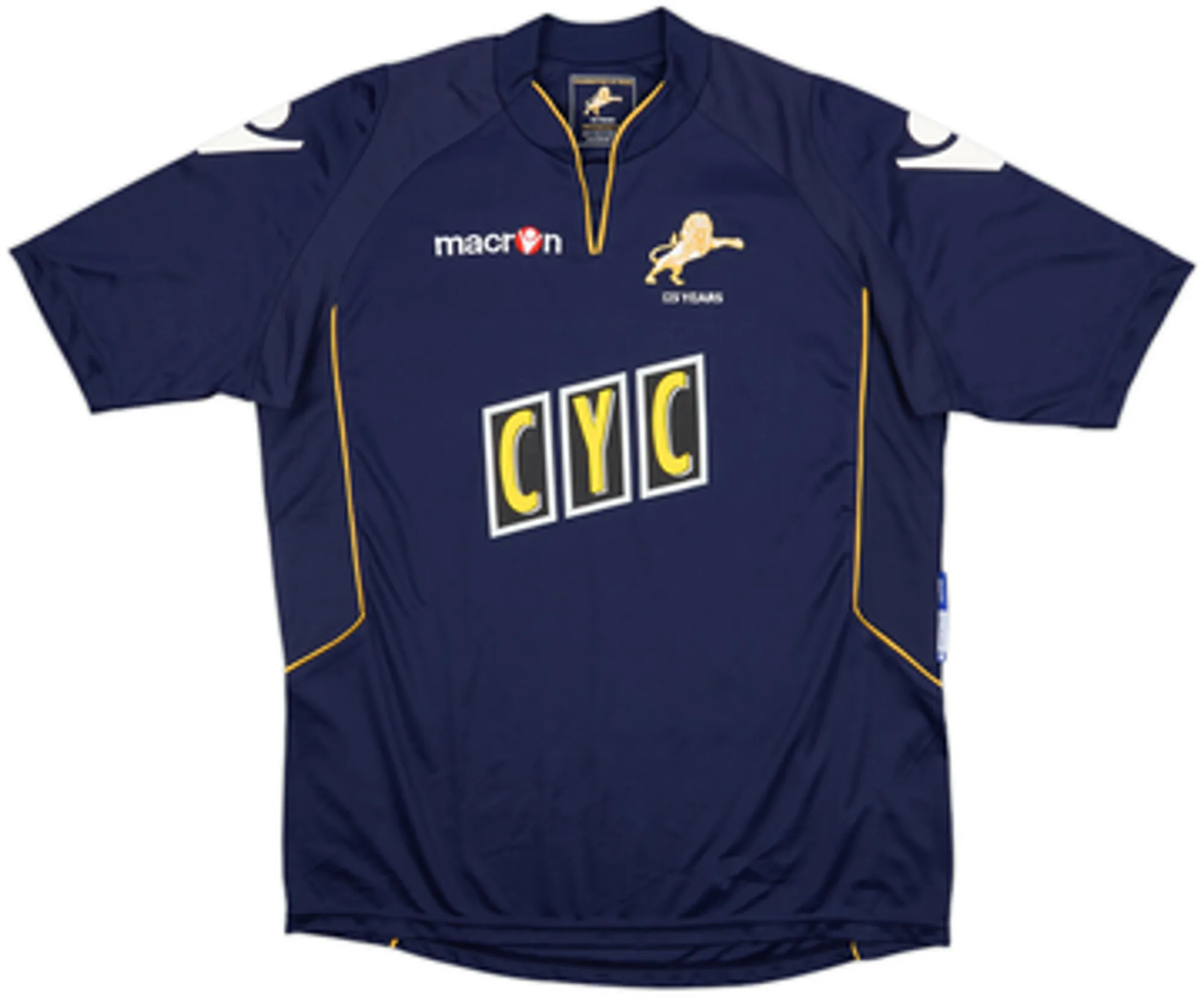 Macron Millwall Mens SS Home Shirt 2010/11