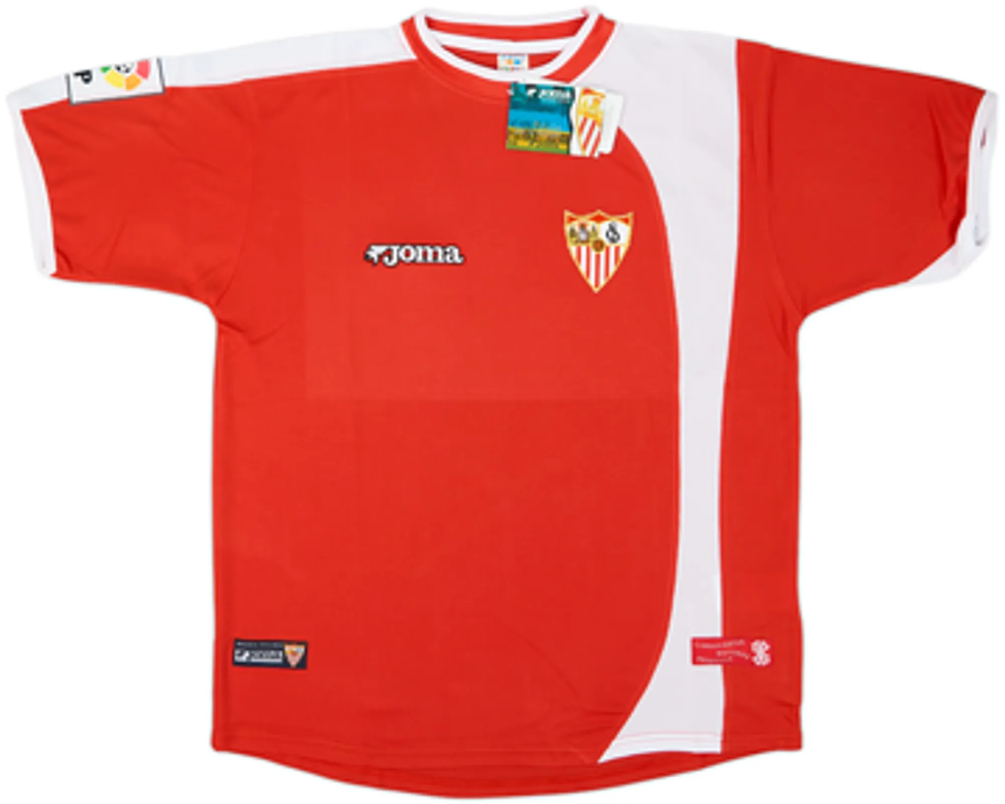 Joma Sevilla Mens SS Away Shirt 2004/05