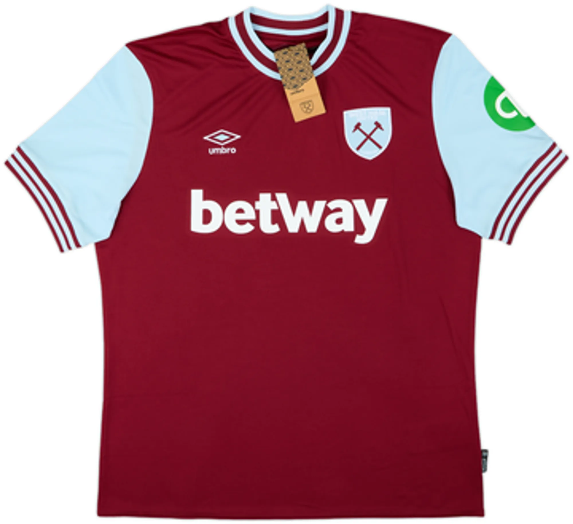 Umbro West Ham United Mens SS Home Shirt 2024/25