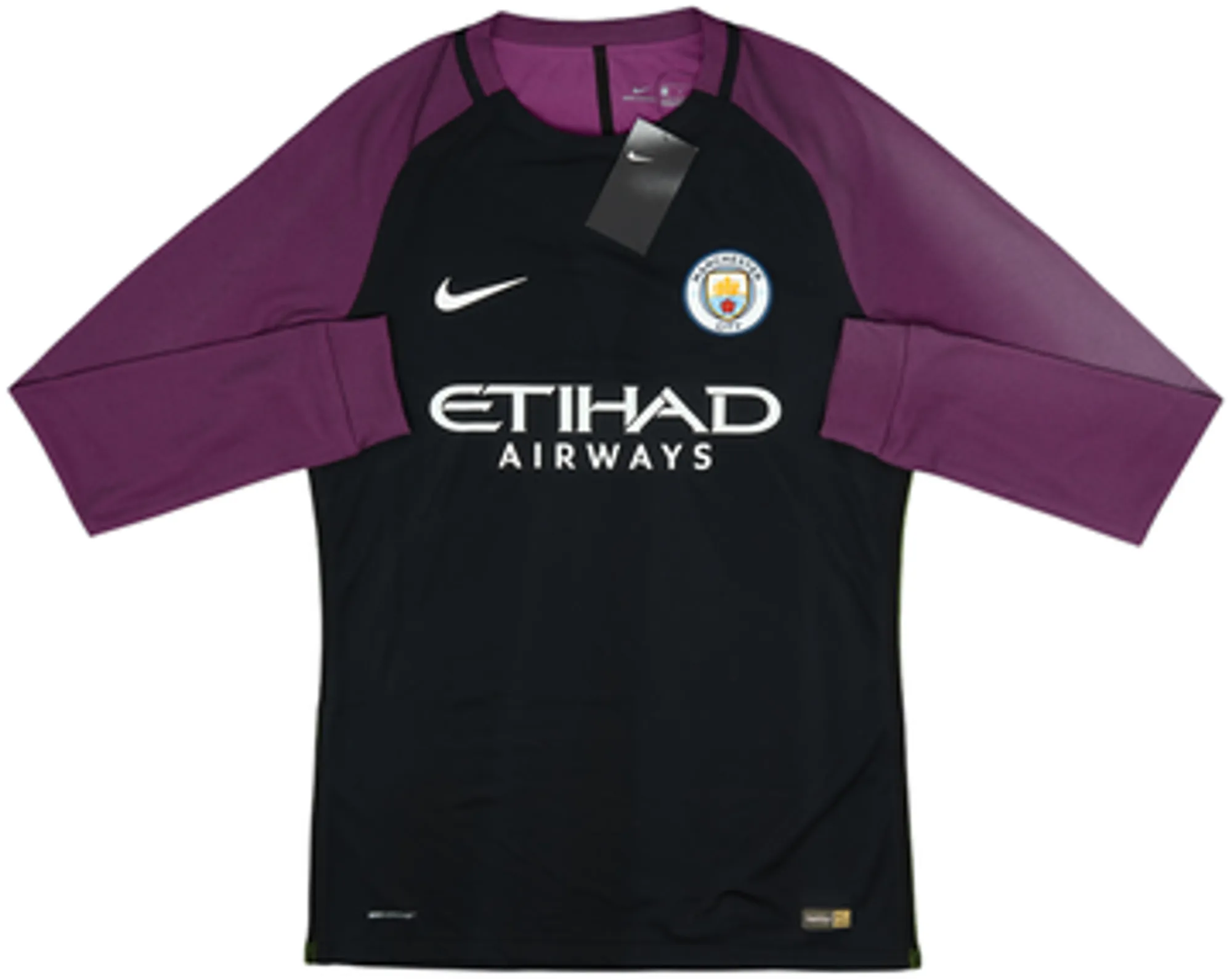 Nike Manchester City Mens LS Goalkeeper Player Issue Home Shirt 2016/17