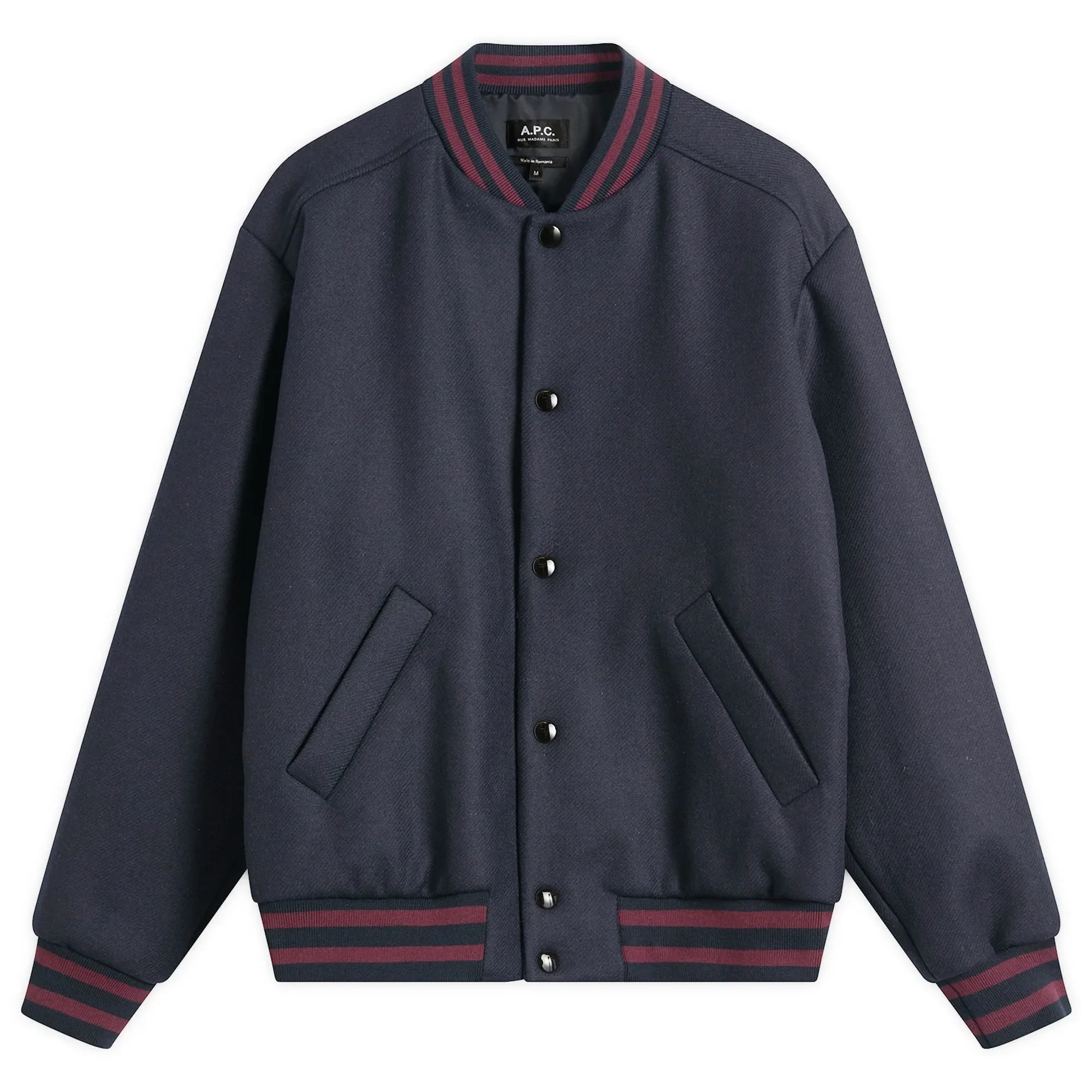 A.P.C. Men's Micky Varsiy Jacket Dark Navy