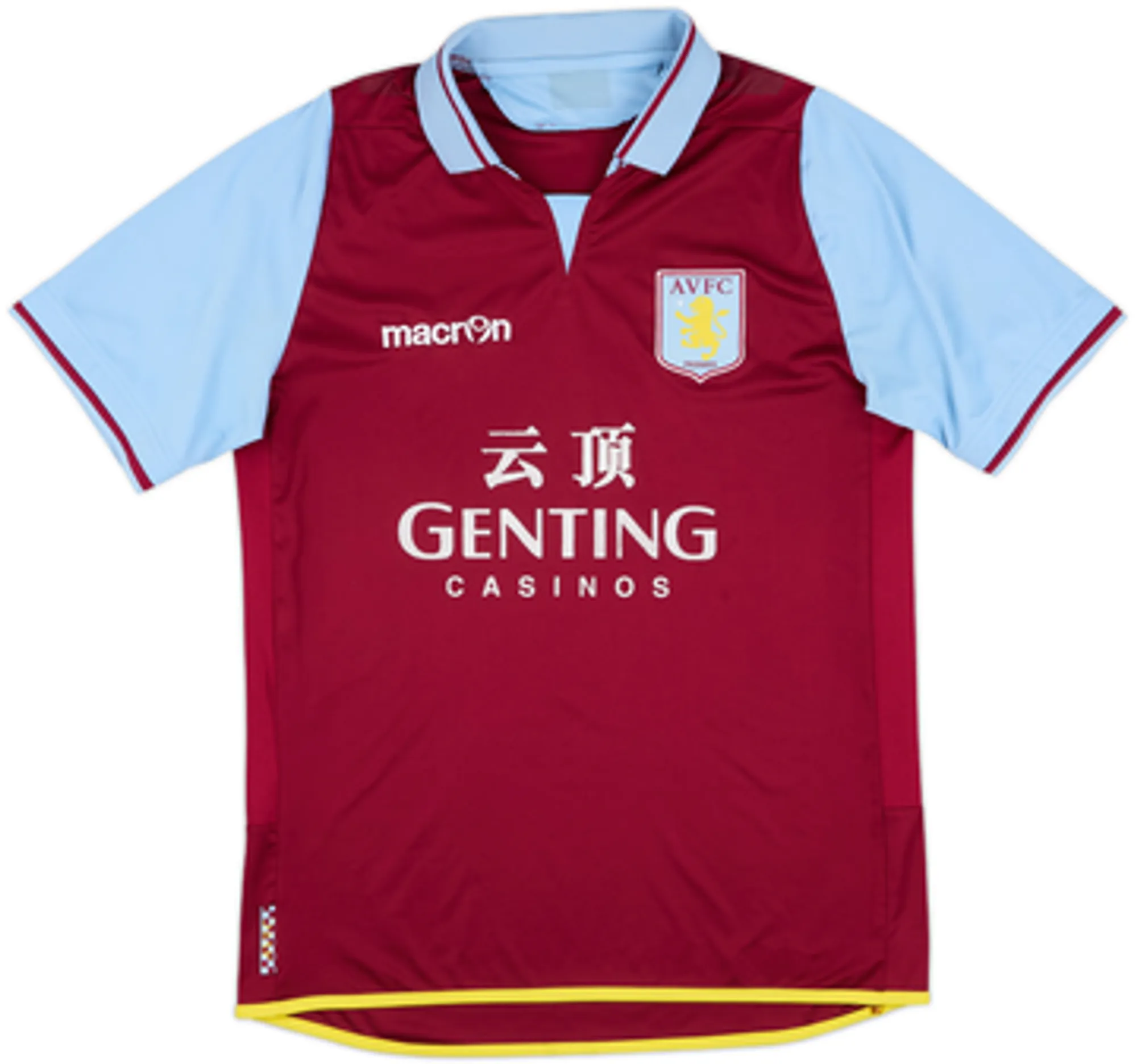 Macron Aston Villa Mens SS Home Shirt 2012/13