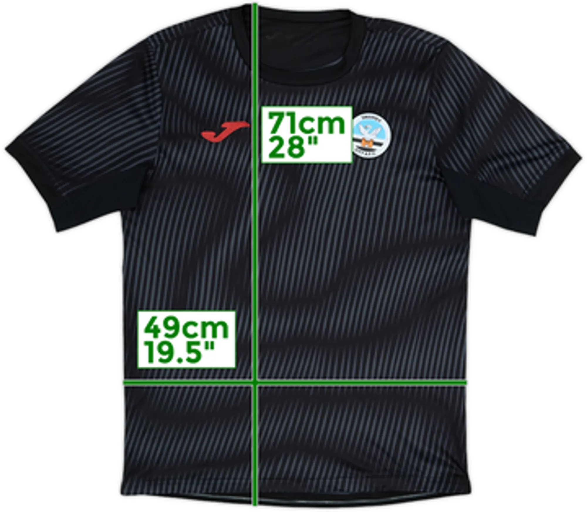 Joma Swansea City Mens SS Home Shirt 2021/22