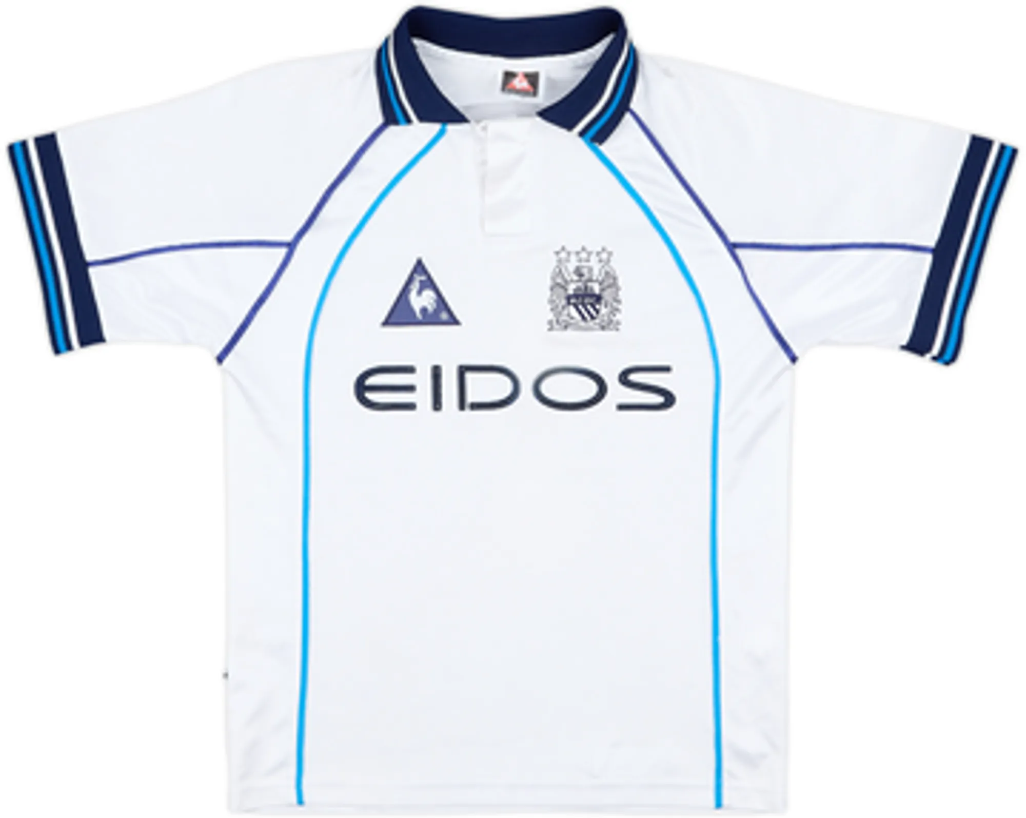 LeCoqSportif Manchester City Boys SS Away Shirt 1999/00