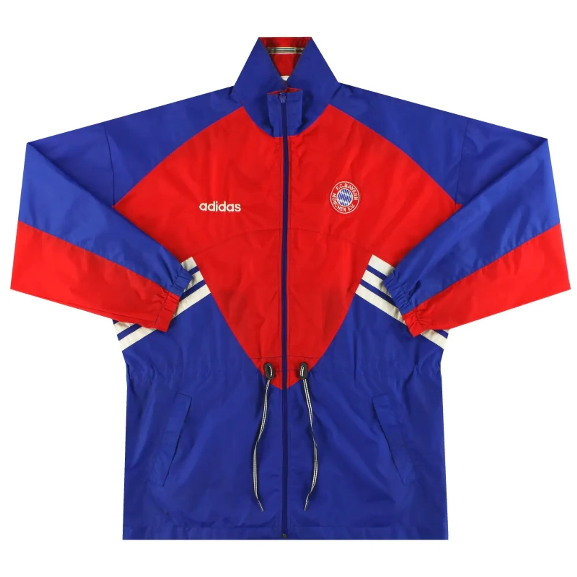 1993-95 Bayern Munich adidas Lightweight Jacket M - Bayern Munich / Excellent 