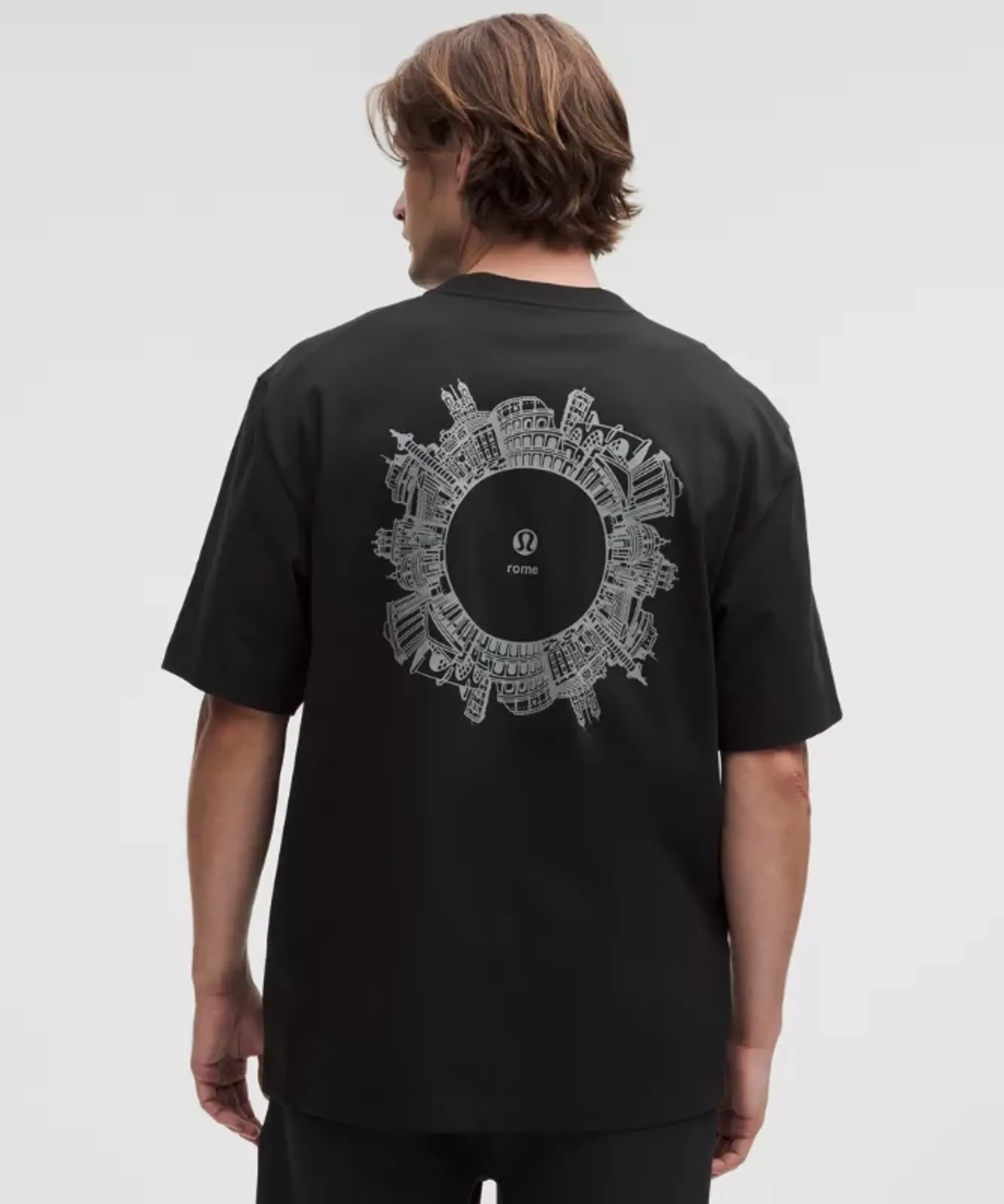 lululemon – Men's Heavyweight Jersey T-Shirt Rome – Color Black – Size Large