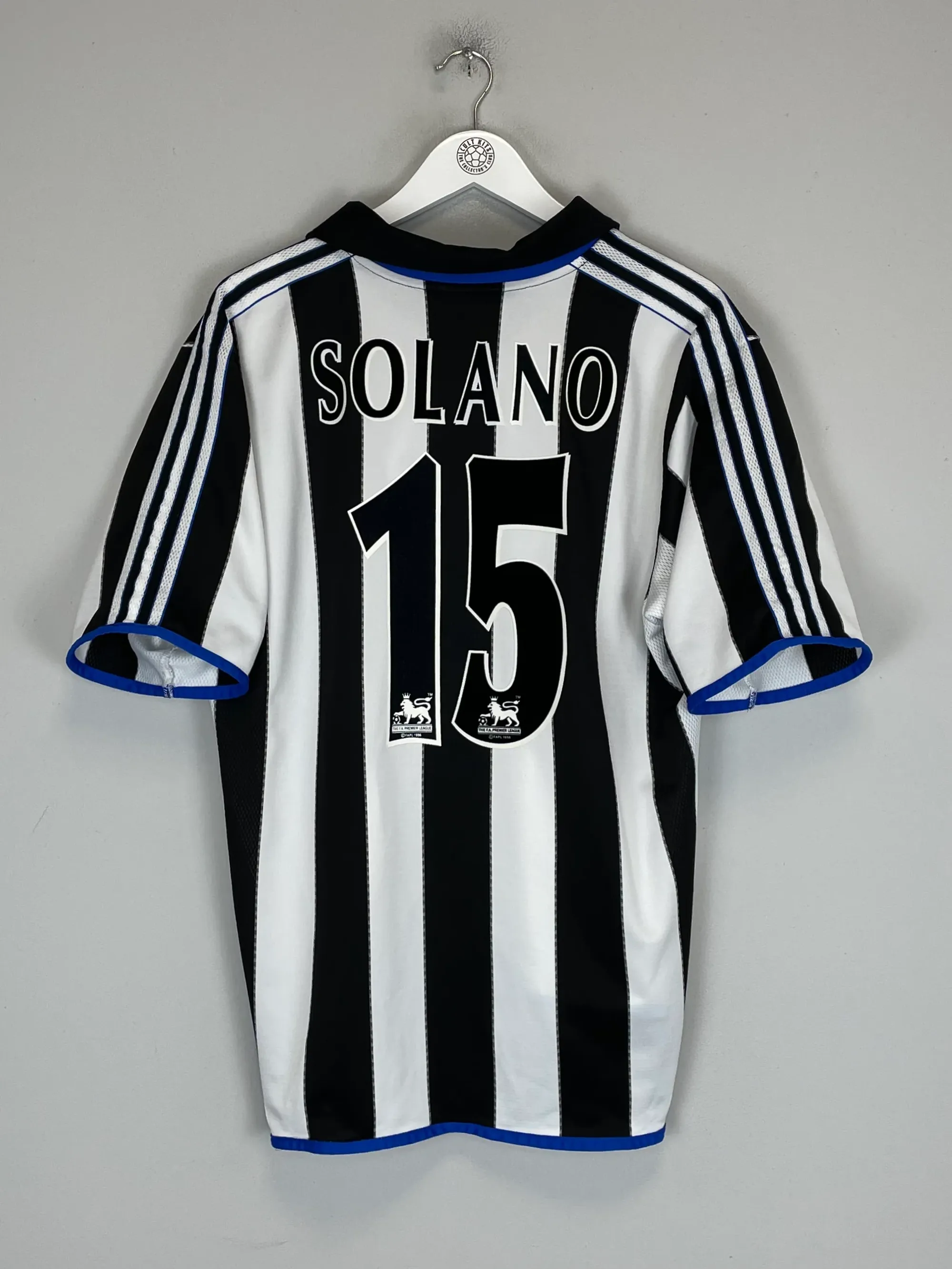 1999/00 NEWCASTLE UNITED SOLANO #14 HOME SHIRT (L) ADIDAS | CULT KITS
