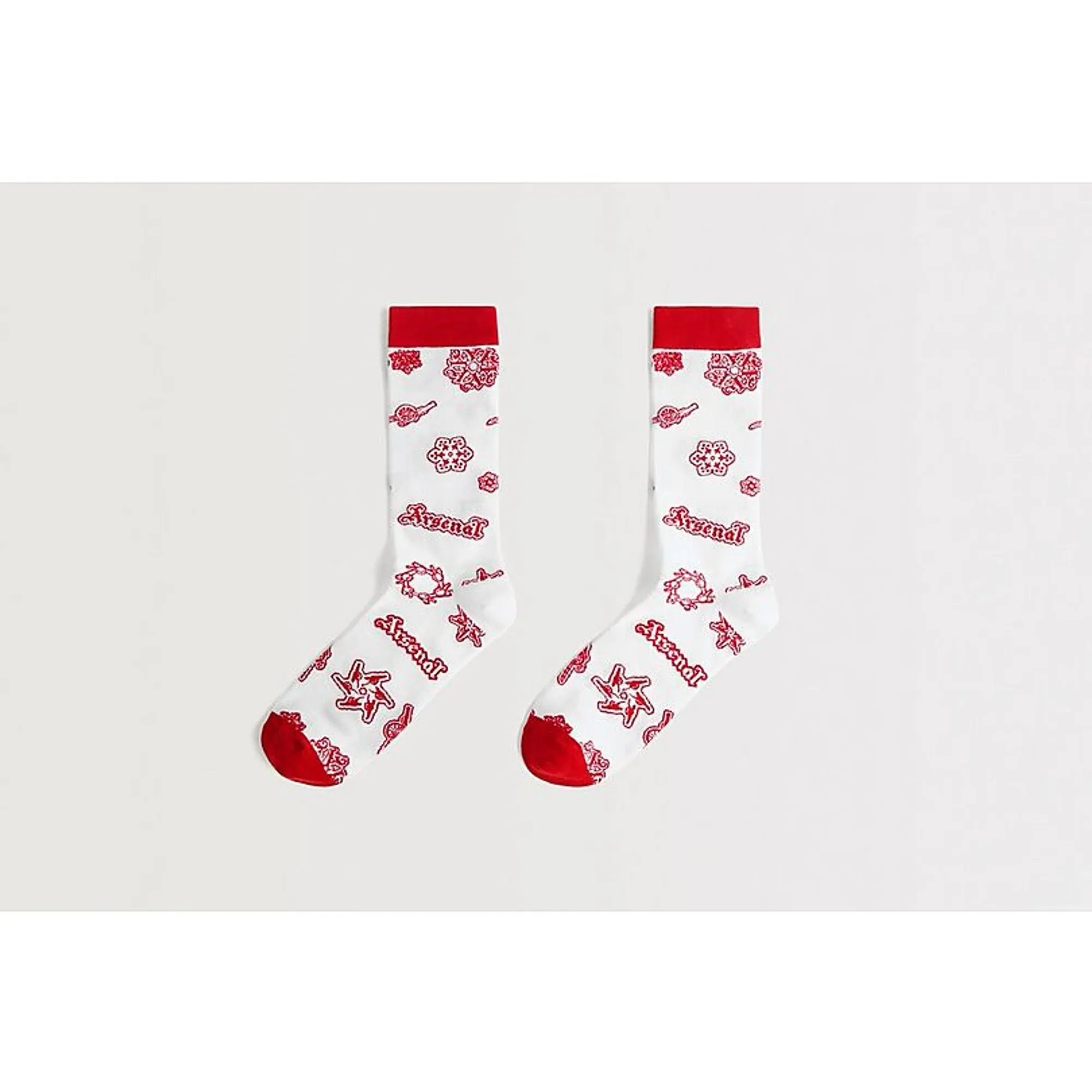 Arsenal Christmas Socks, Red