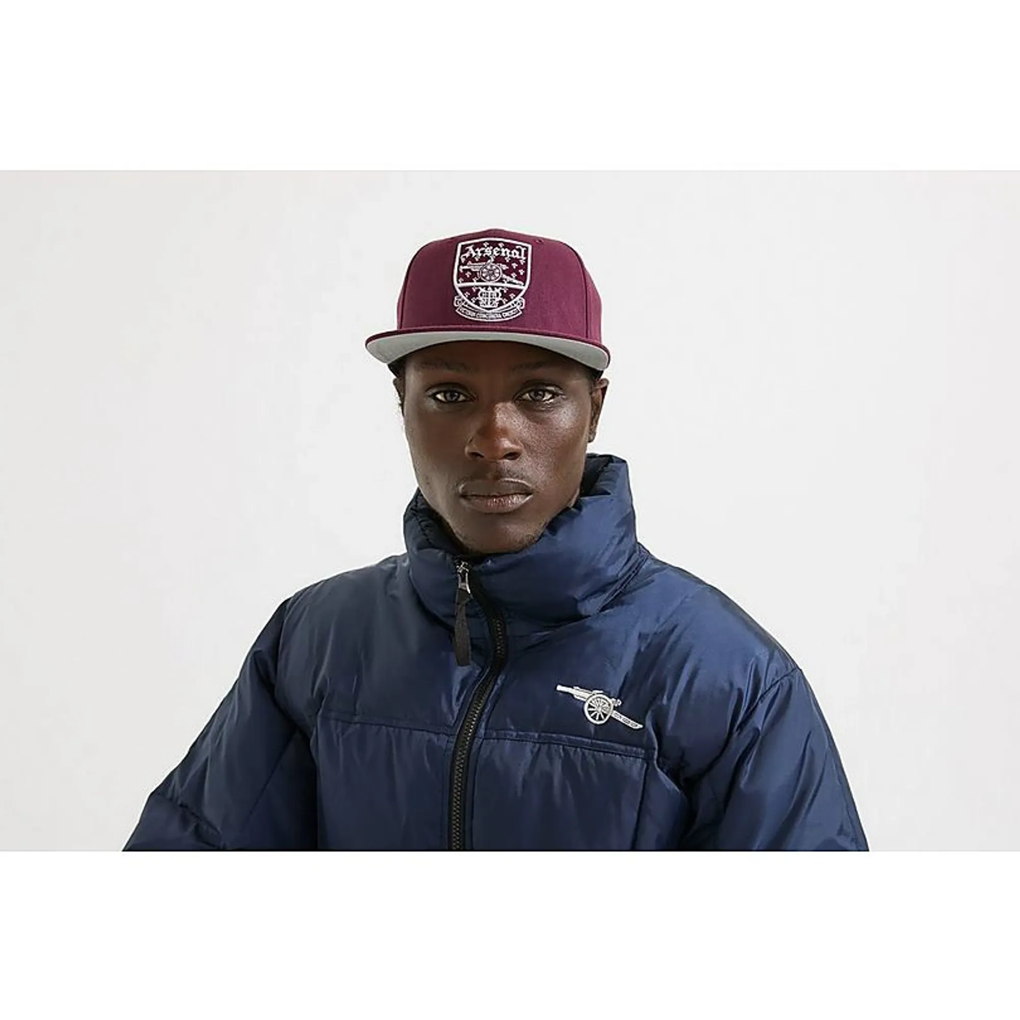 Arsenal 47 Burgundy Snapback Concordia Crest Cap, Red