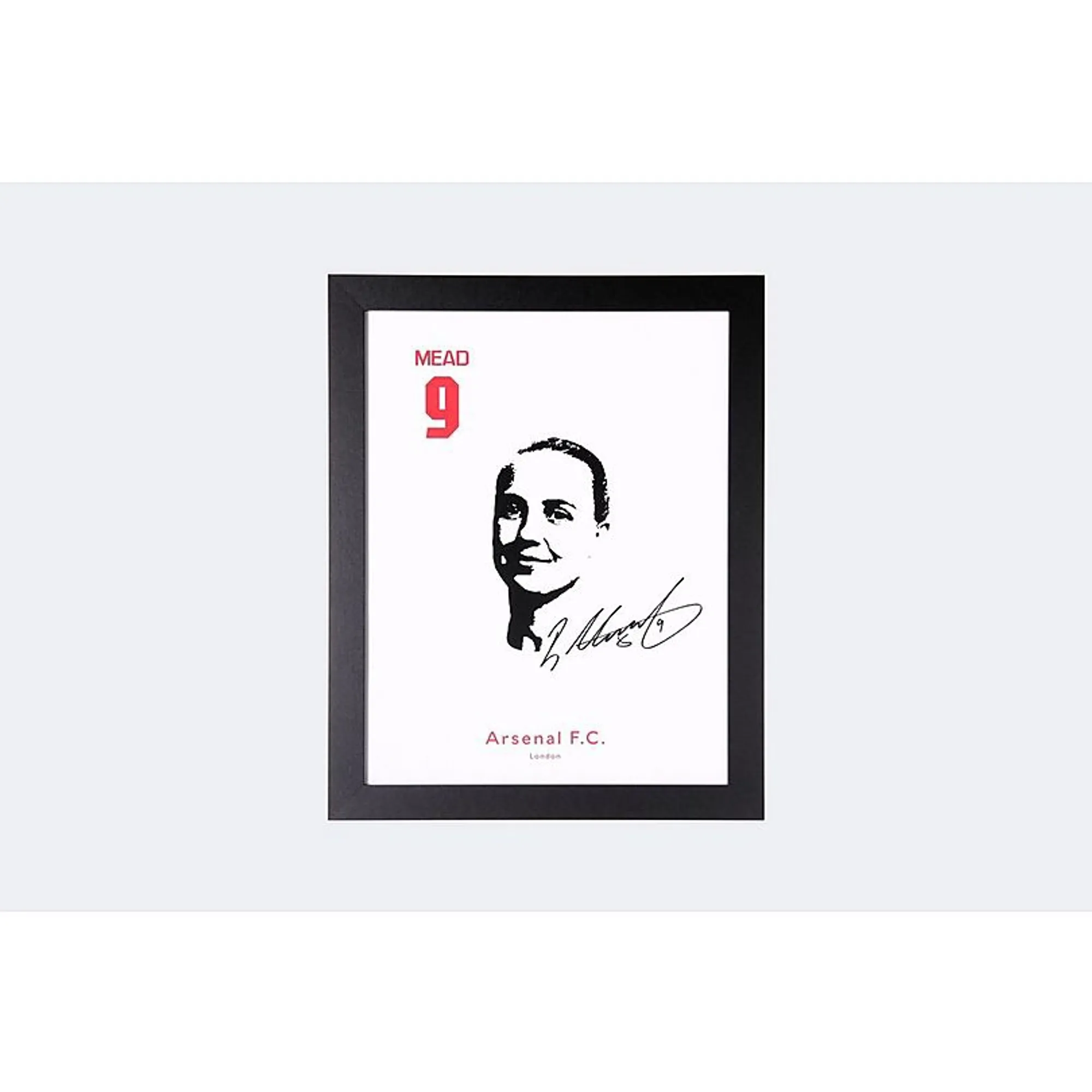 Arsenal Framed Digital Signed Headshot MEAD, Multicolor