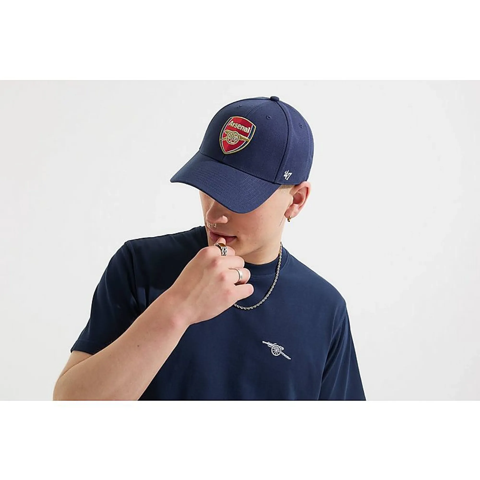 Arsenal 47 Navy Crest Cap, Navy