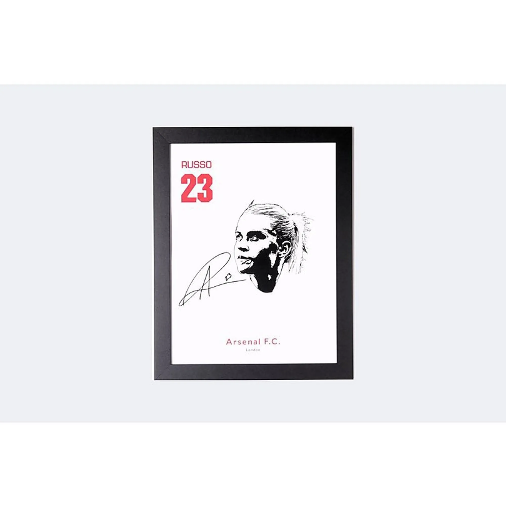 Arsenal Framed Digital Signed Headshot RUSSO, Multicolor