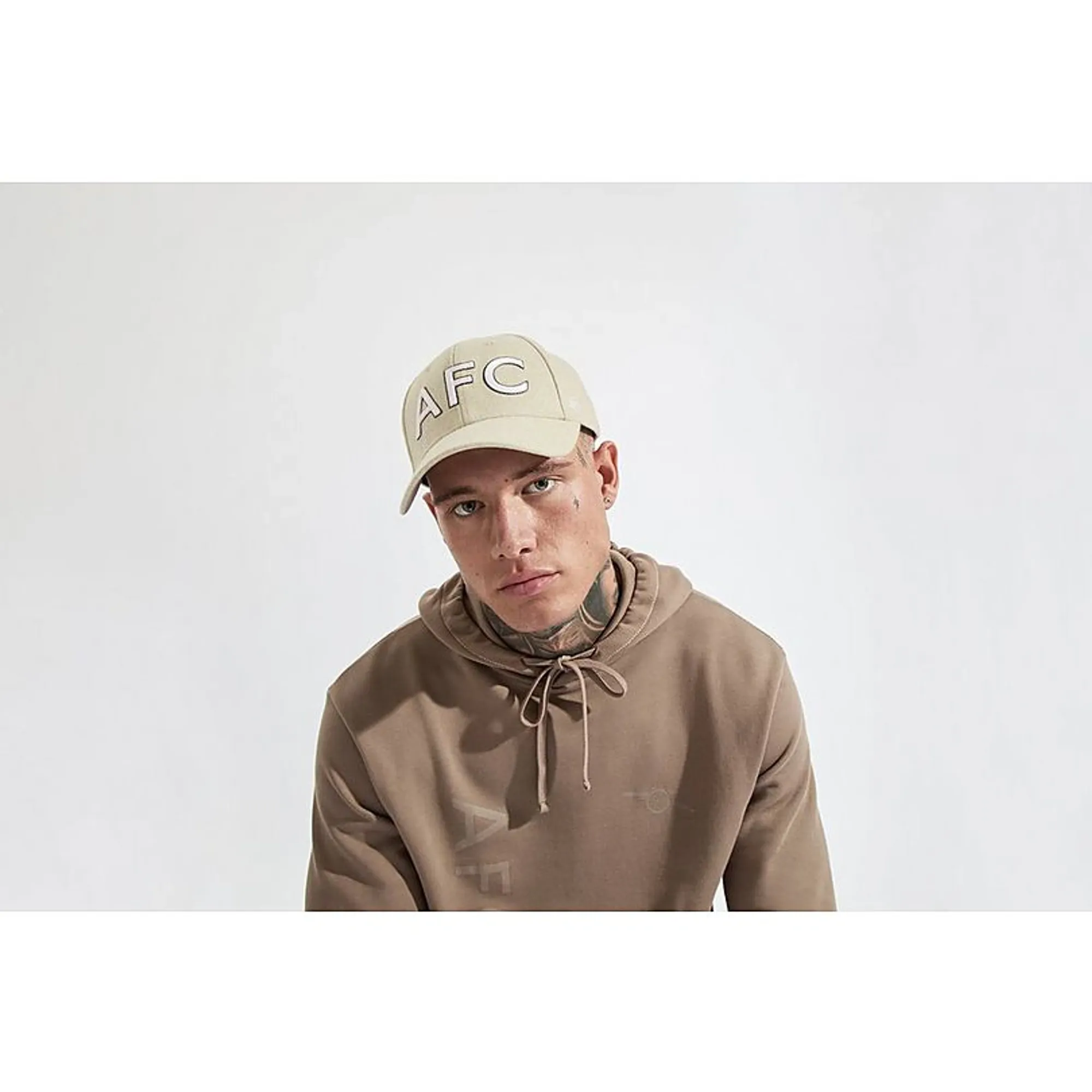 Arsenal Holloway Social Club Wool Blend Cream Cap, Cream