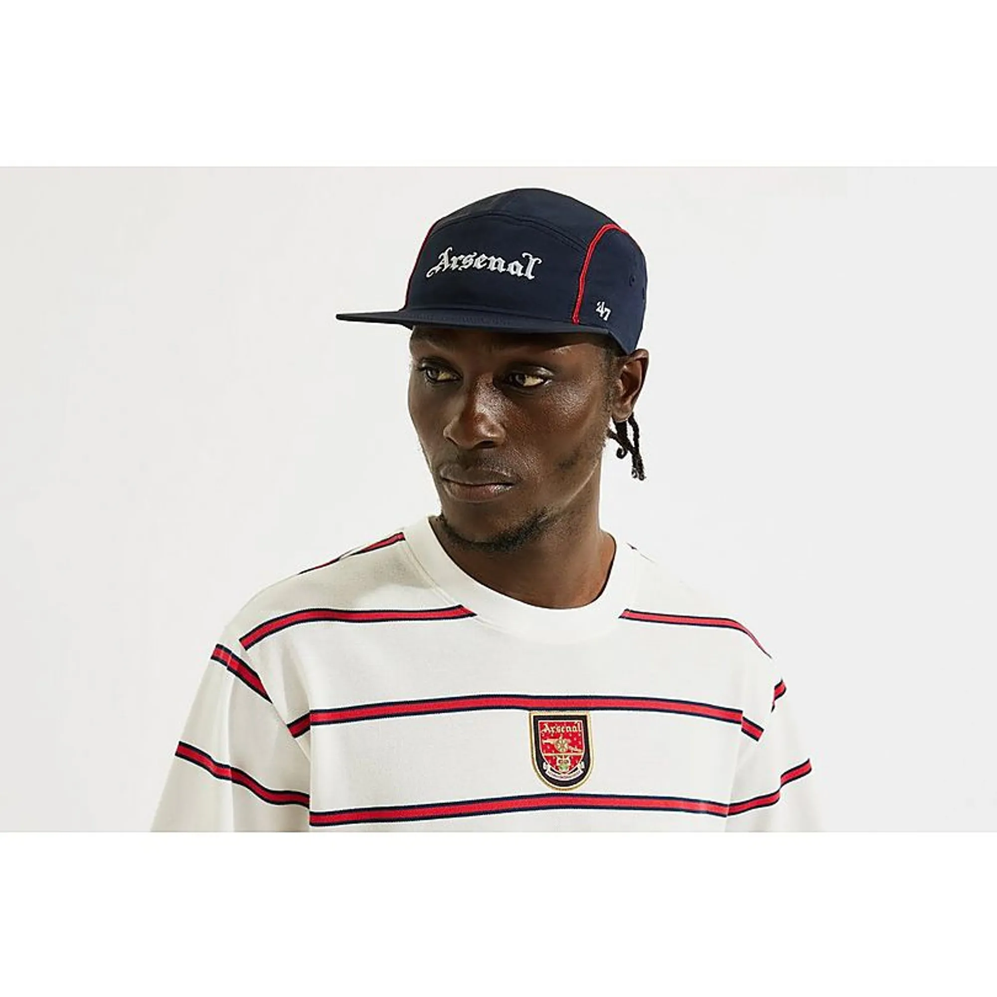 Arsenal 47 Navy Gothic Panel Cap, Blue
