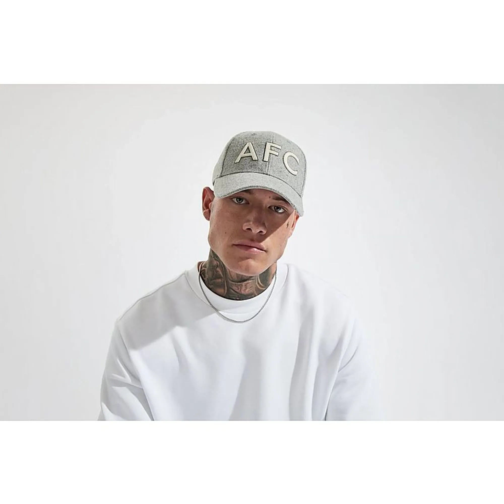 Arsenal Holloway Social Club Wool Blend Grey Cap, Grey