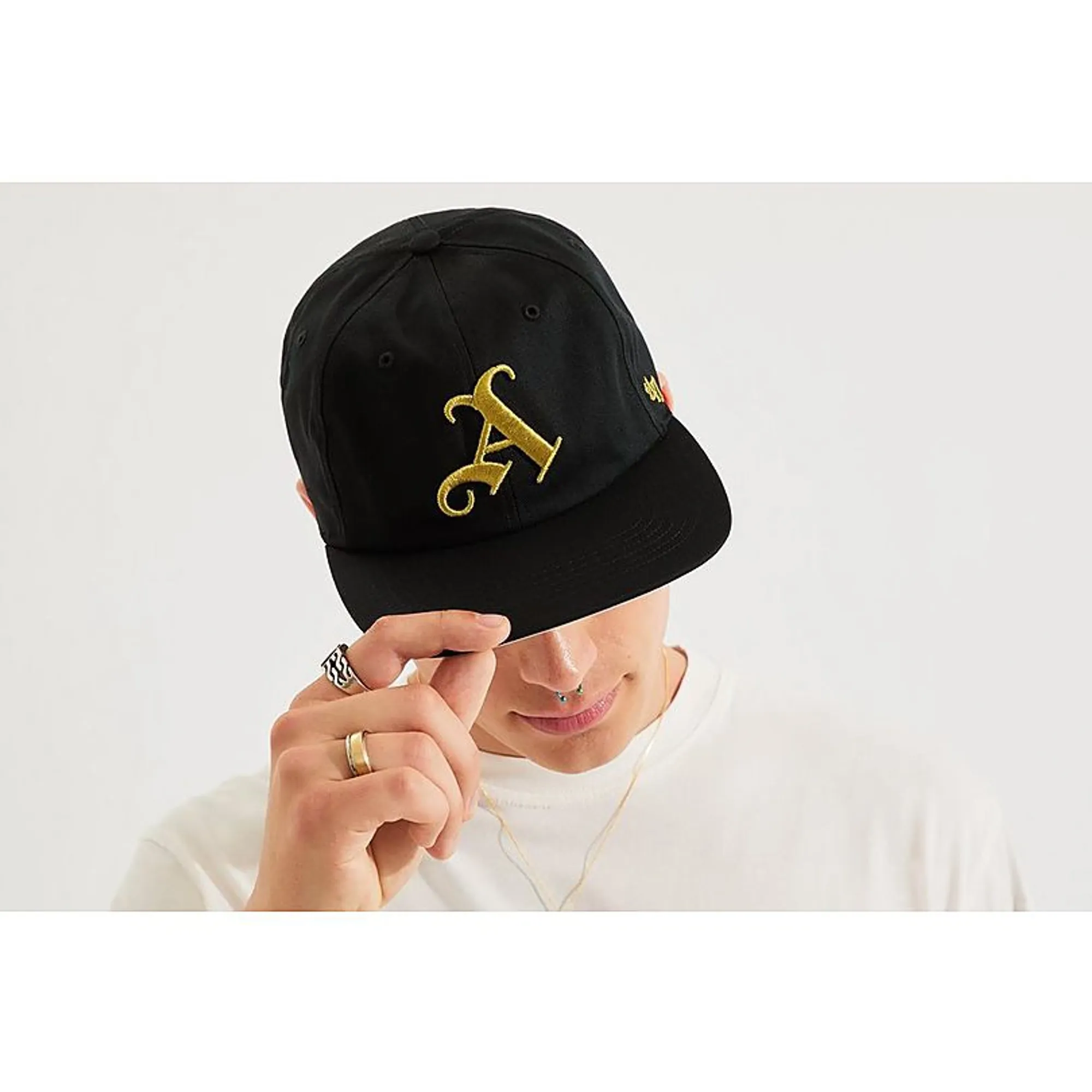 Arsenal 47 Snapback Gothic A Cap, Black