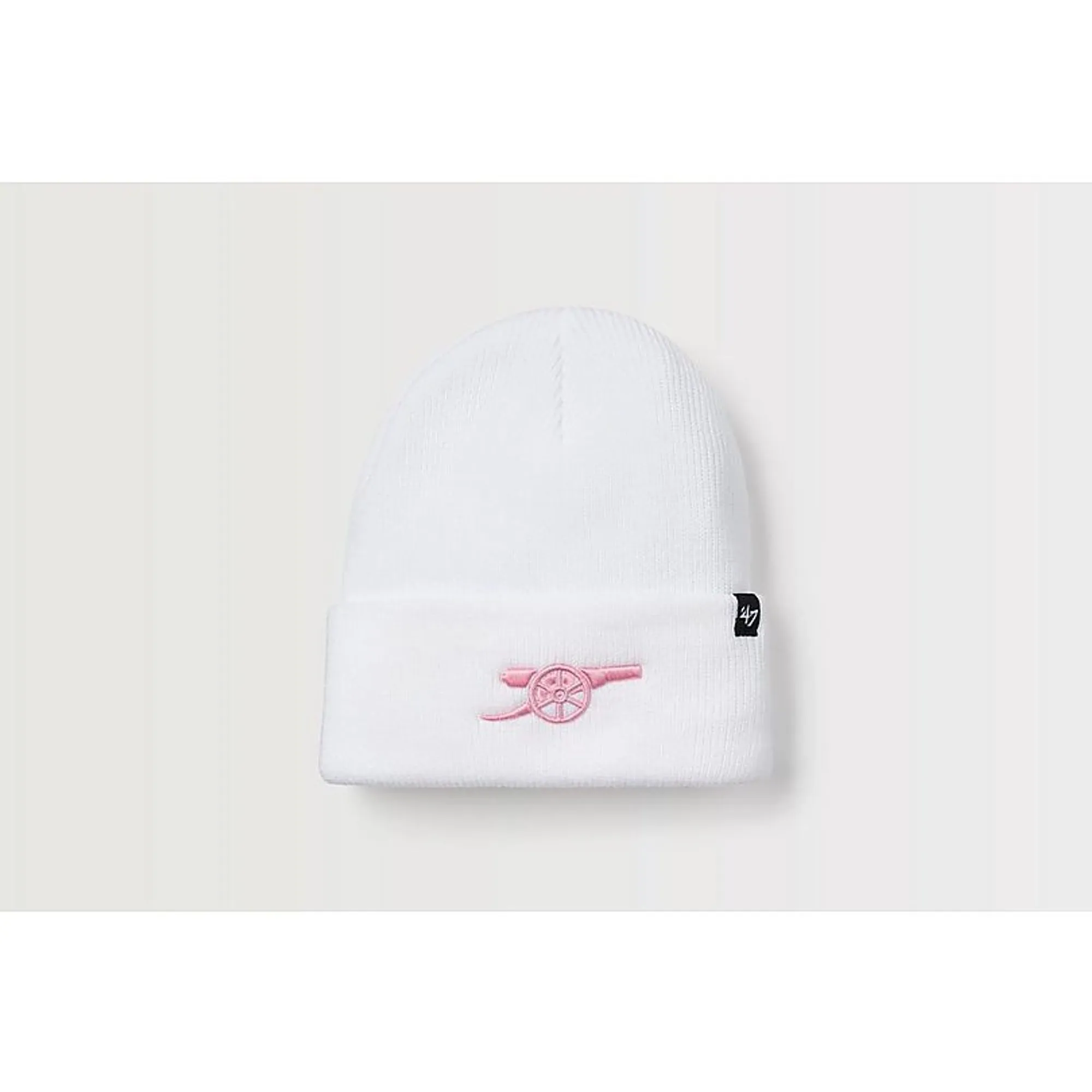 Arsenal Kids 47 White Cannon Beanie, White