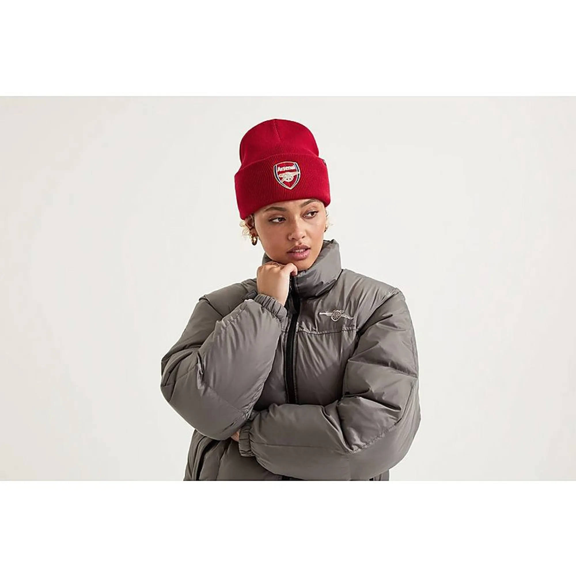 Arsenal 47 Red Crest Beanie, Red