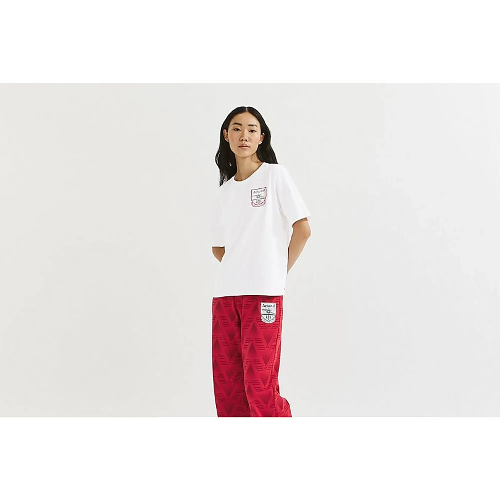 Arsenal Classics Womens Bruised Banana Pyjama Set, Red
