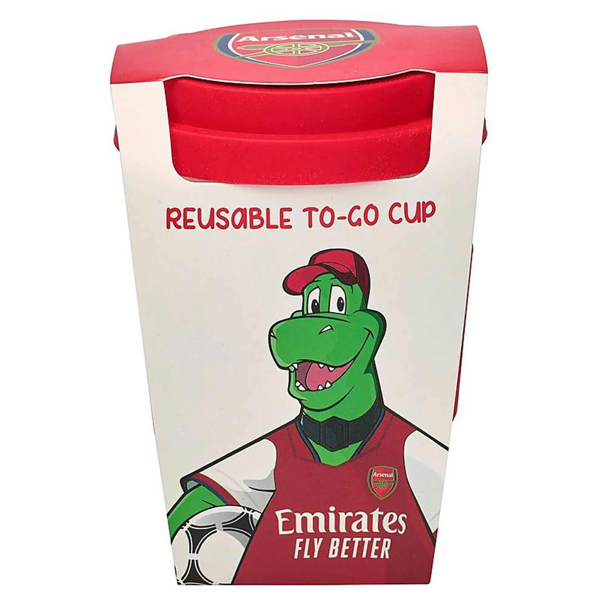 Arsenal Gunnersaurus Ecoffee Cup, Red/White