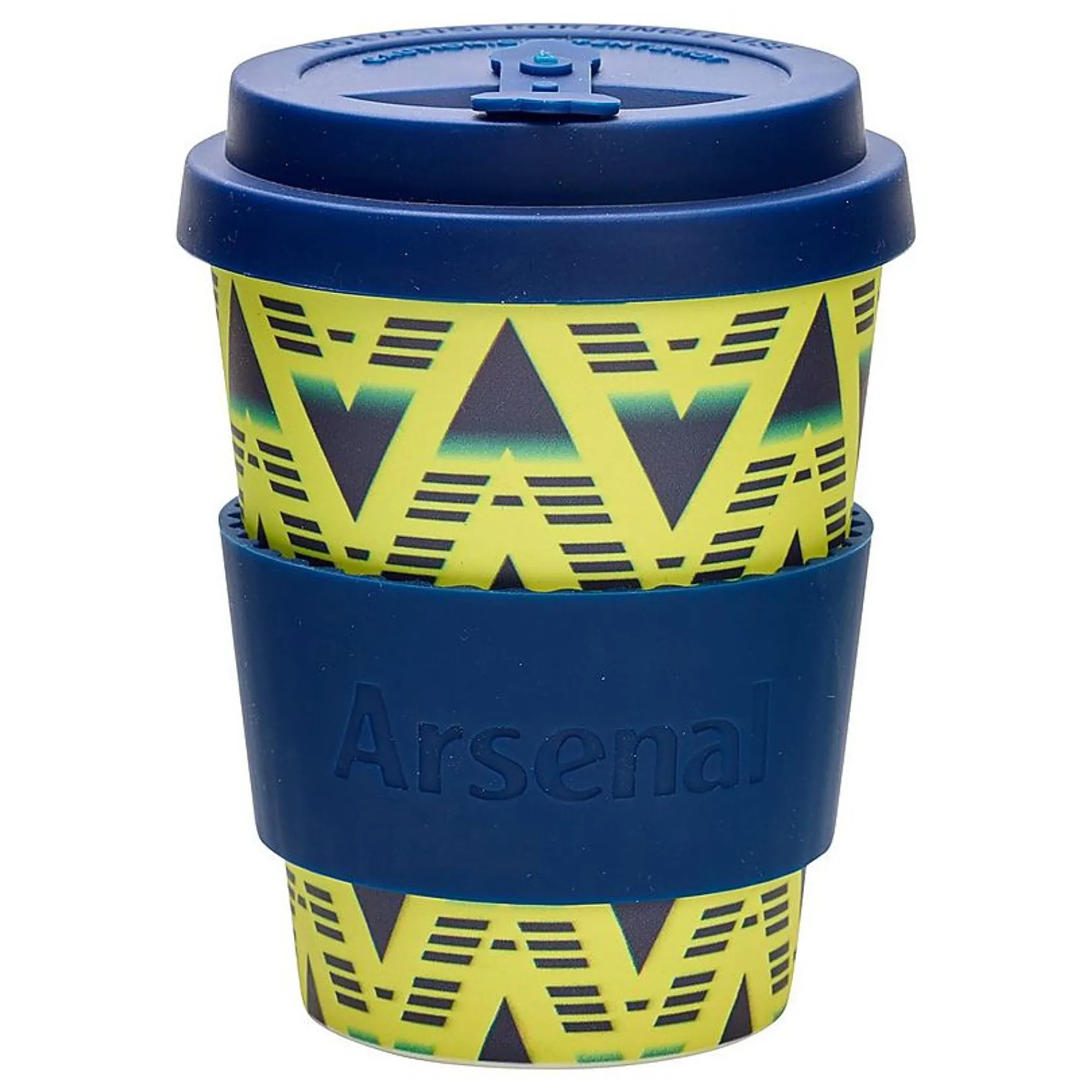 Arsenal Bruised Banana Ecoffee Cup, Navy/Yellow
