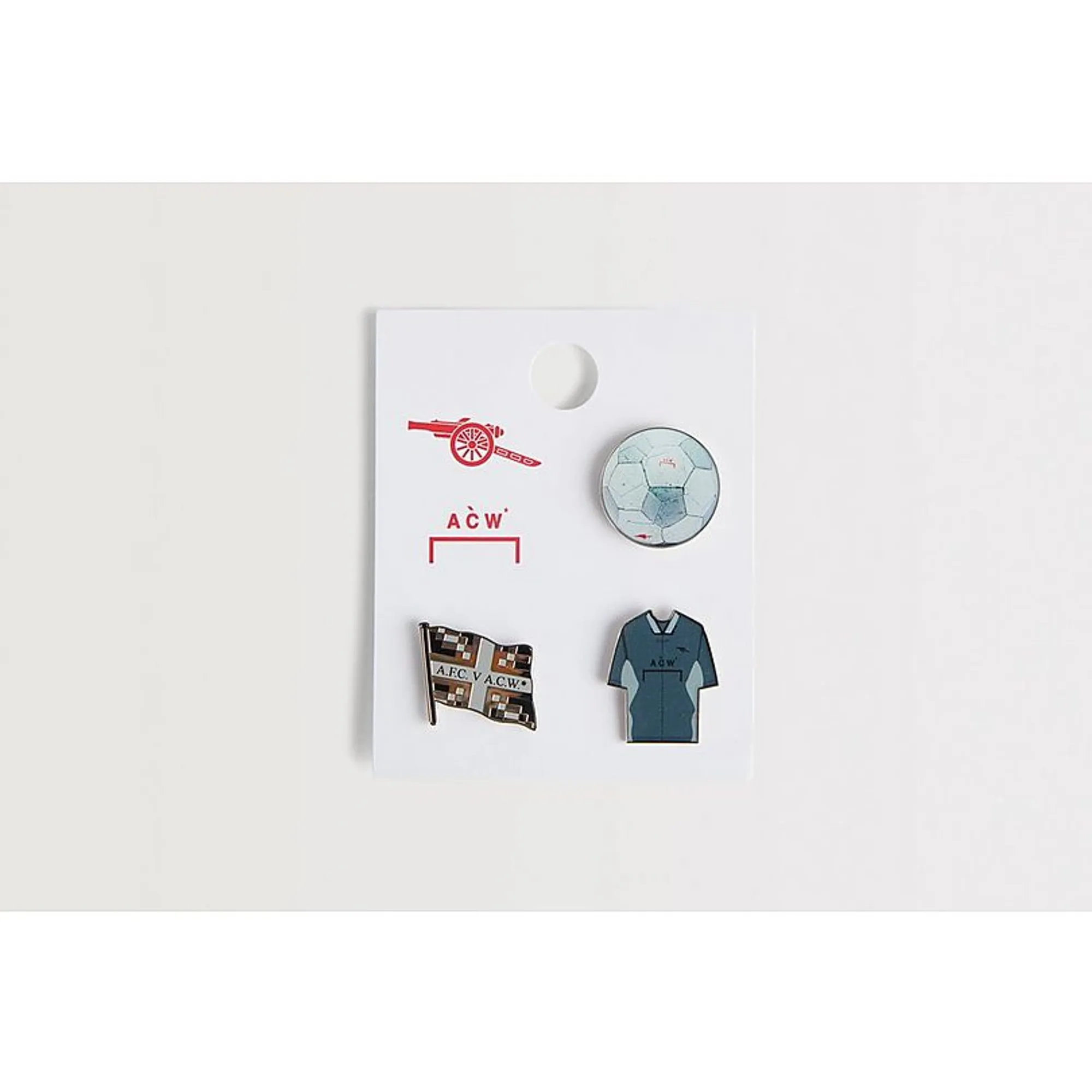 Arsenal x A-COLD-WALL* Derby Pins, Multicolor