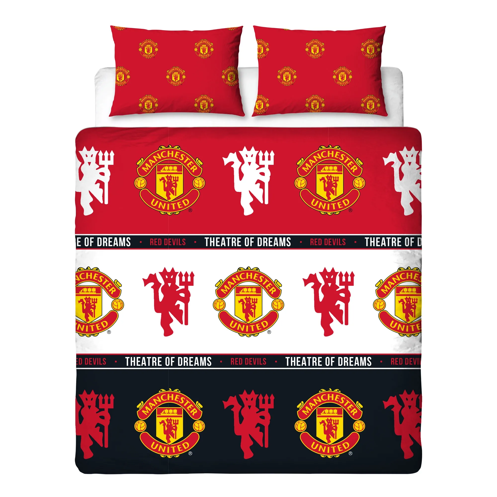 Manchester United Patch 91 Rotary Duvet - Double