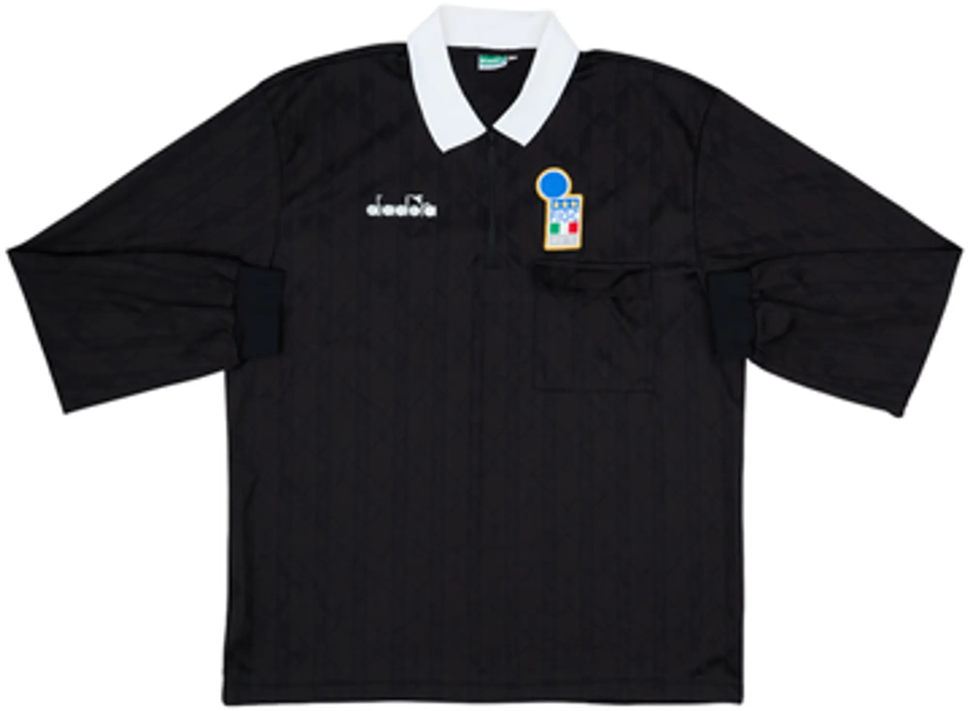 Diadora Italy Mens LS Home Shirt 1990