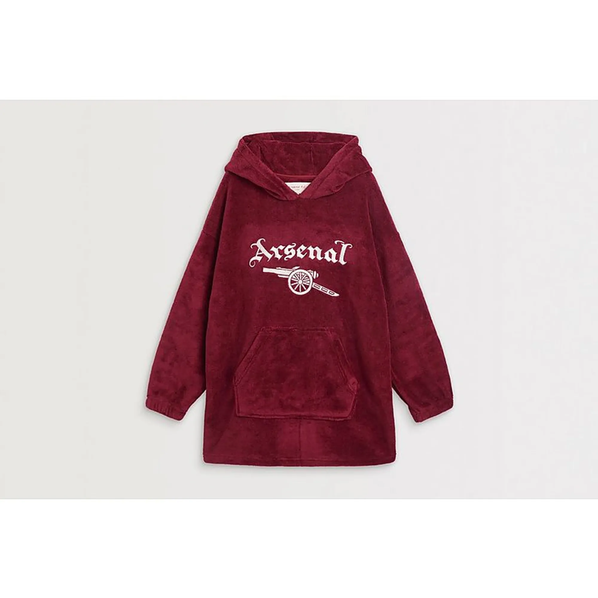Arsenal Essentials Kids Fleece Snoodie, Red