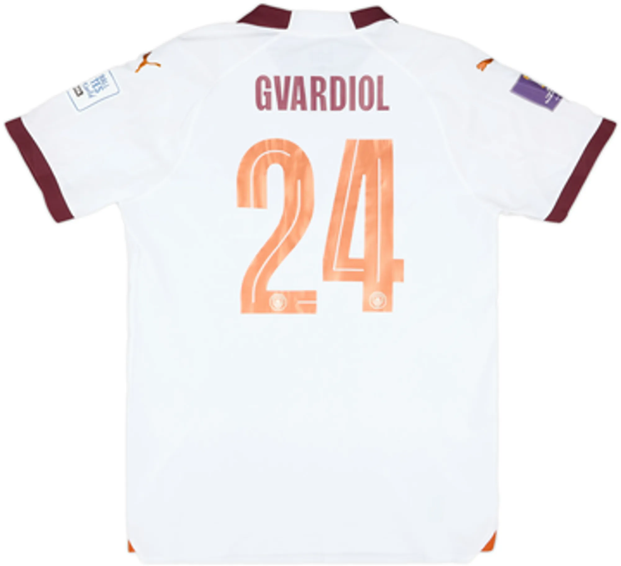 Puma Manchester City Mens SS Player Issue Away Club World Cup Shirt 2023/24