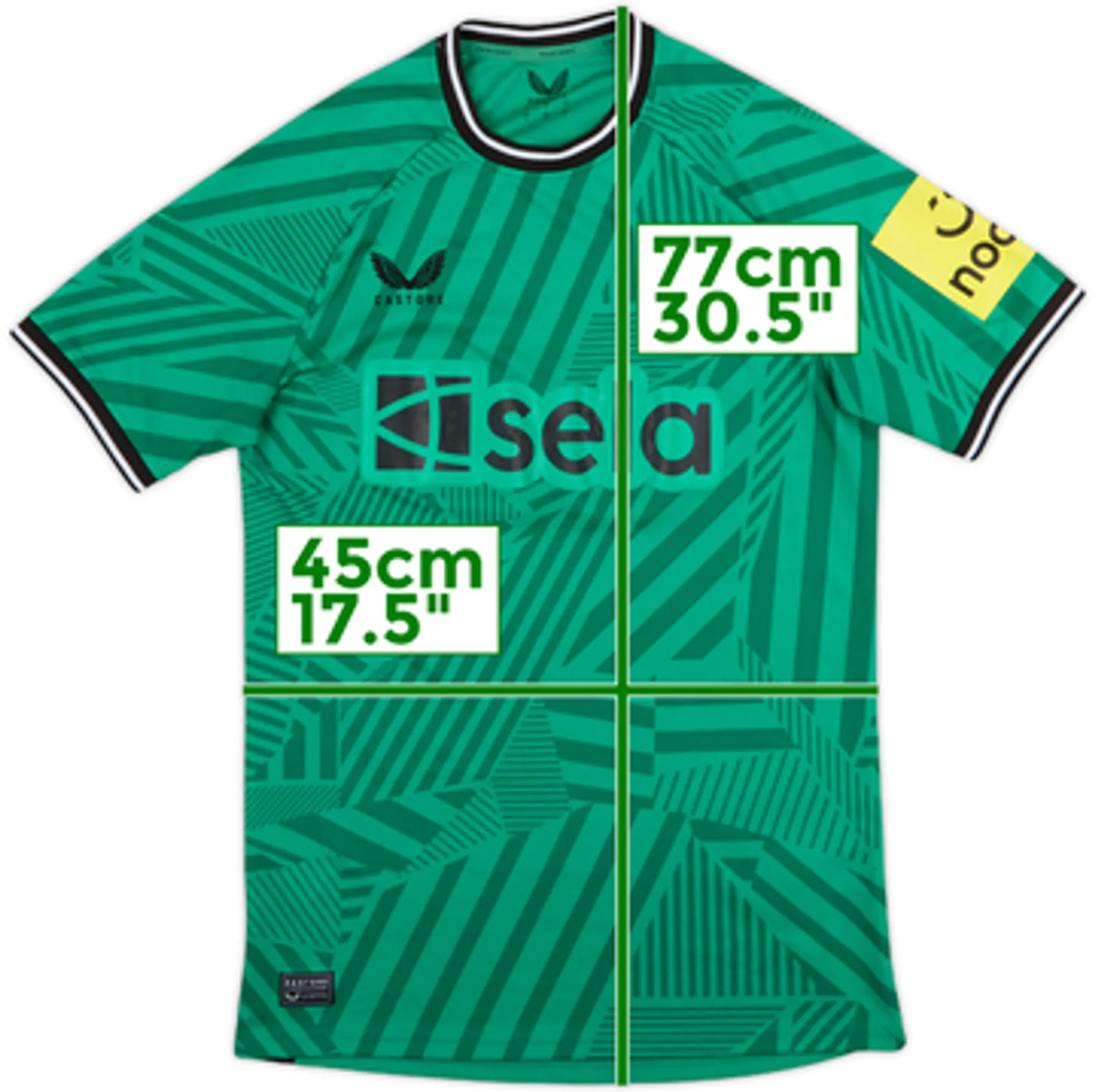 adidas Newcastle United Mens SS Away Shirt 2023/24