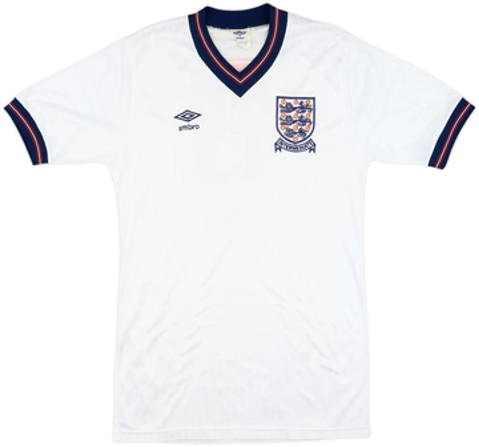 Umbro England Mens SS Player Issue Home European Shirt 1986