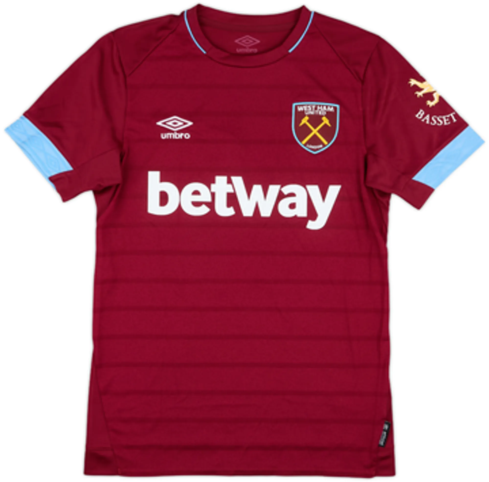 Umbro West Ham United Mens SS Player Issue Home Shirt 2018/19