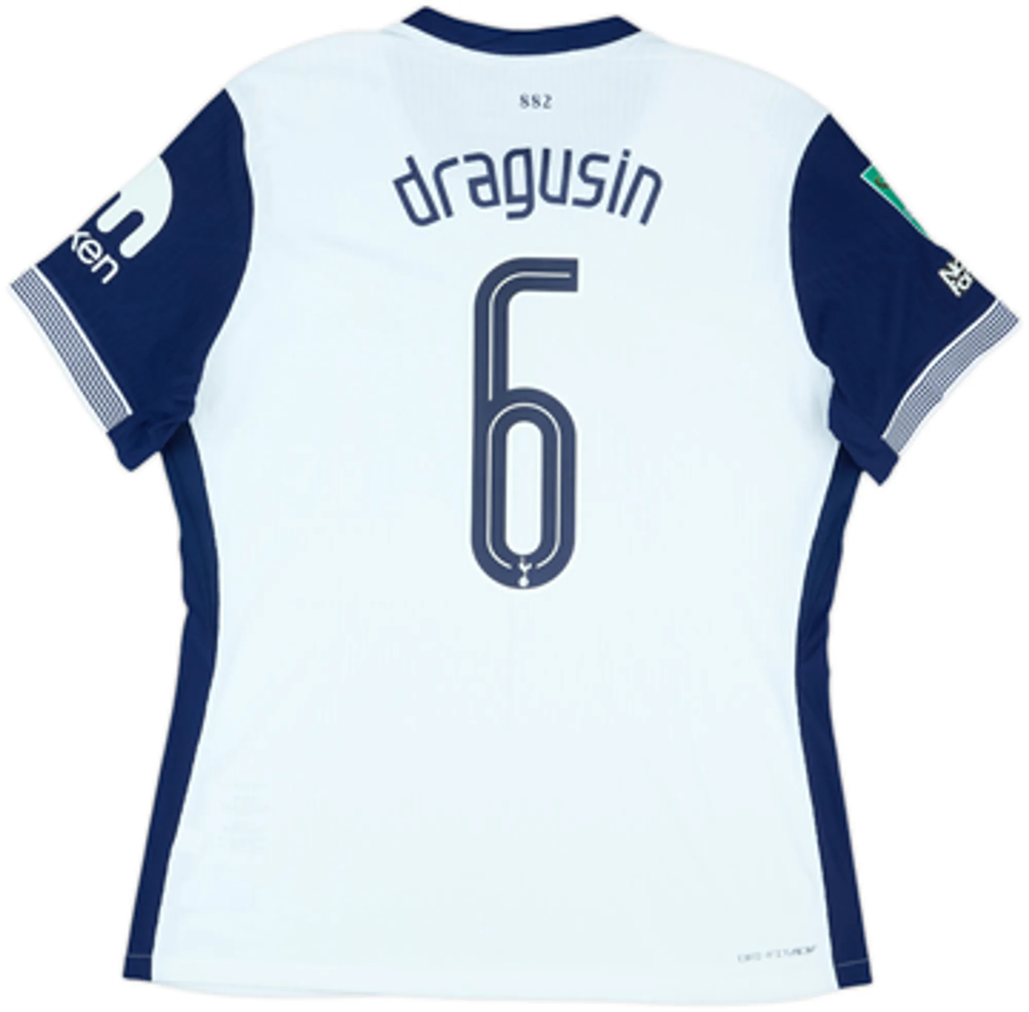 2024-25 Tottenham Match Issue Carabao Cup Home Shirt Dragusin #6