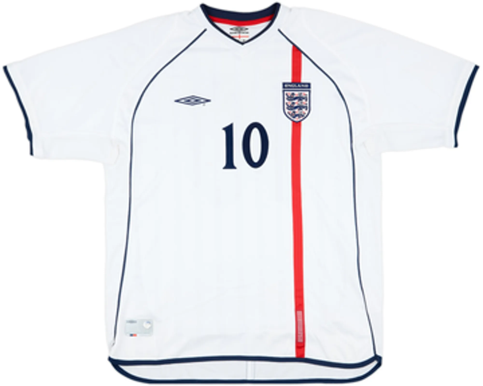 Umbro England Mens SS Player Issue Home Shirt 2001