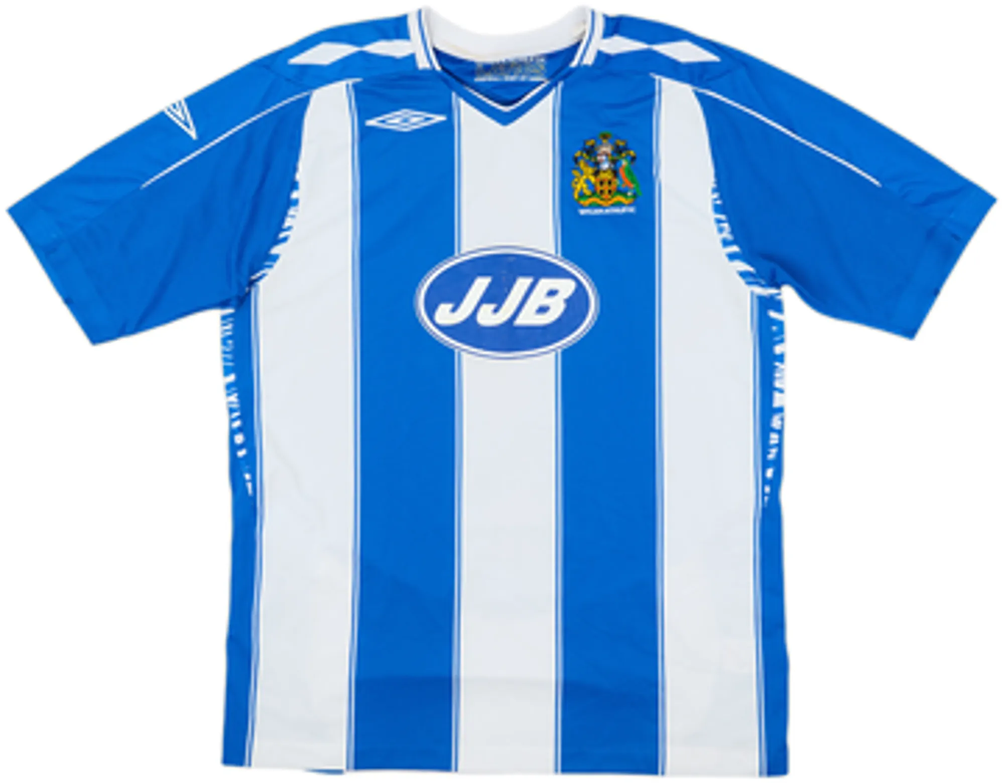 Umbro Wigan Athletic Mens SS Home Shirt 2007/08