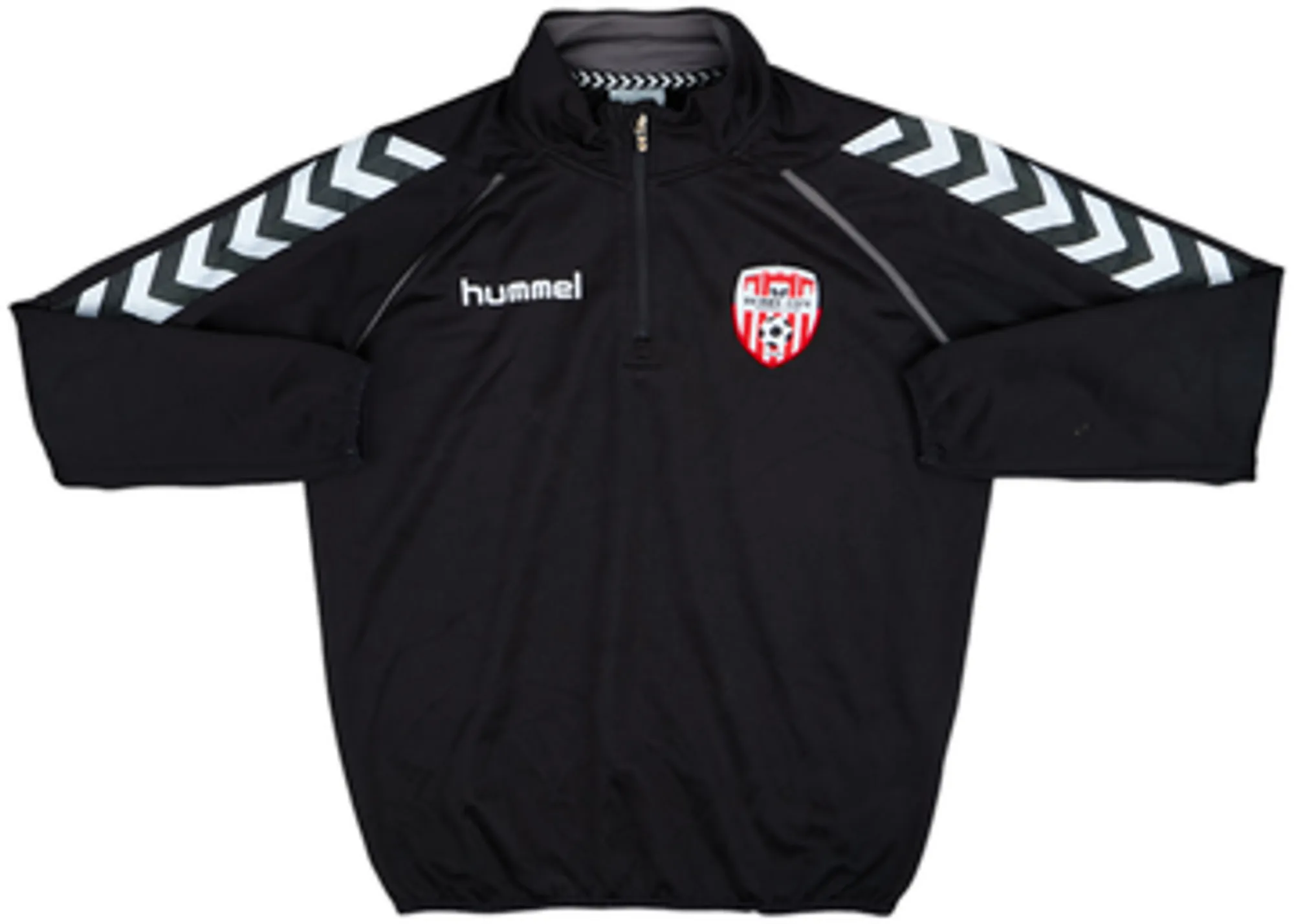 2016-17 Derry CIty Hummel 1/4 Zip Drill Top - 8/10 - (L.Boys)