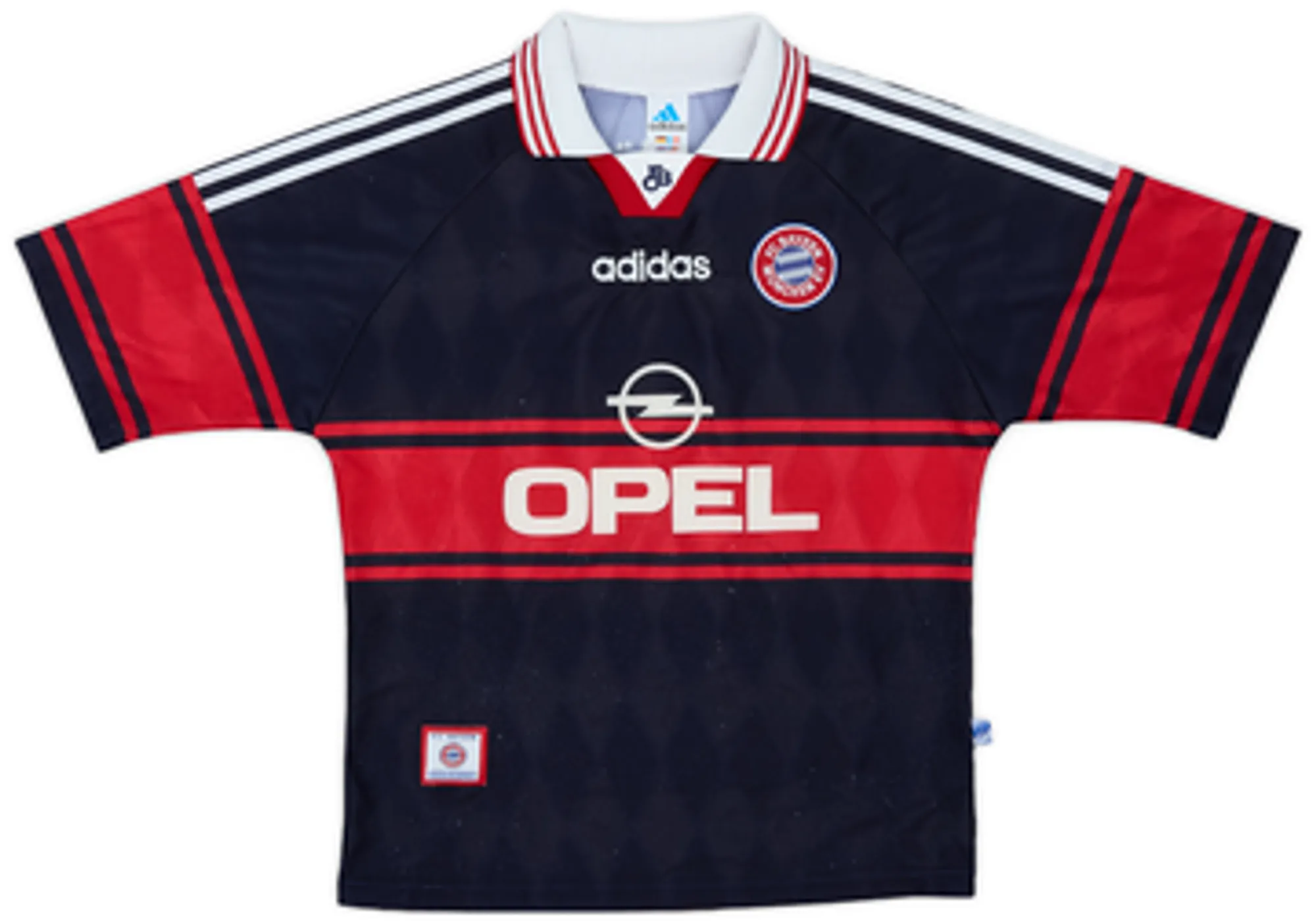 adidas Bayern Munich Mens SS Home Shirt 1997/99