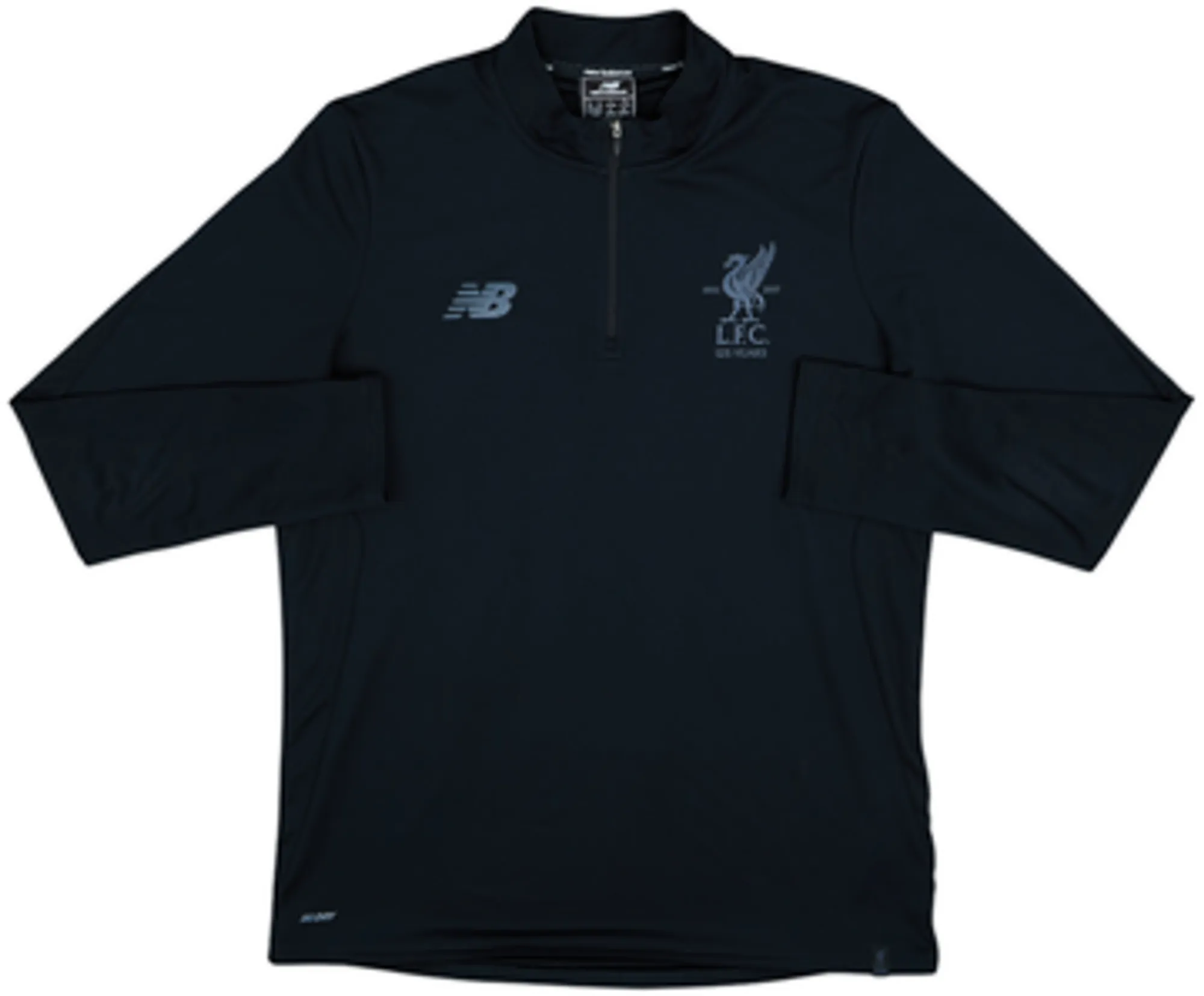 2017-18 Liverpool New Balance 1/4 Zip Drill Top - 8/10 - (L)