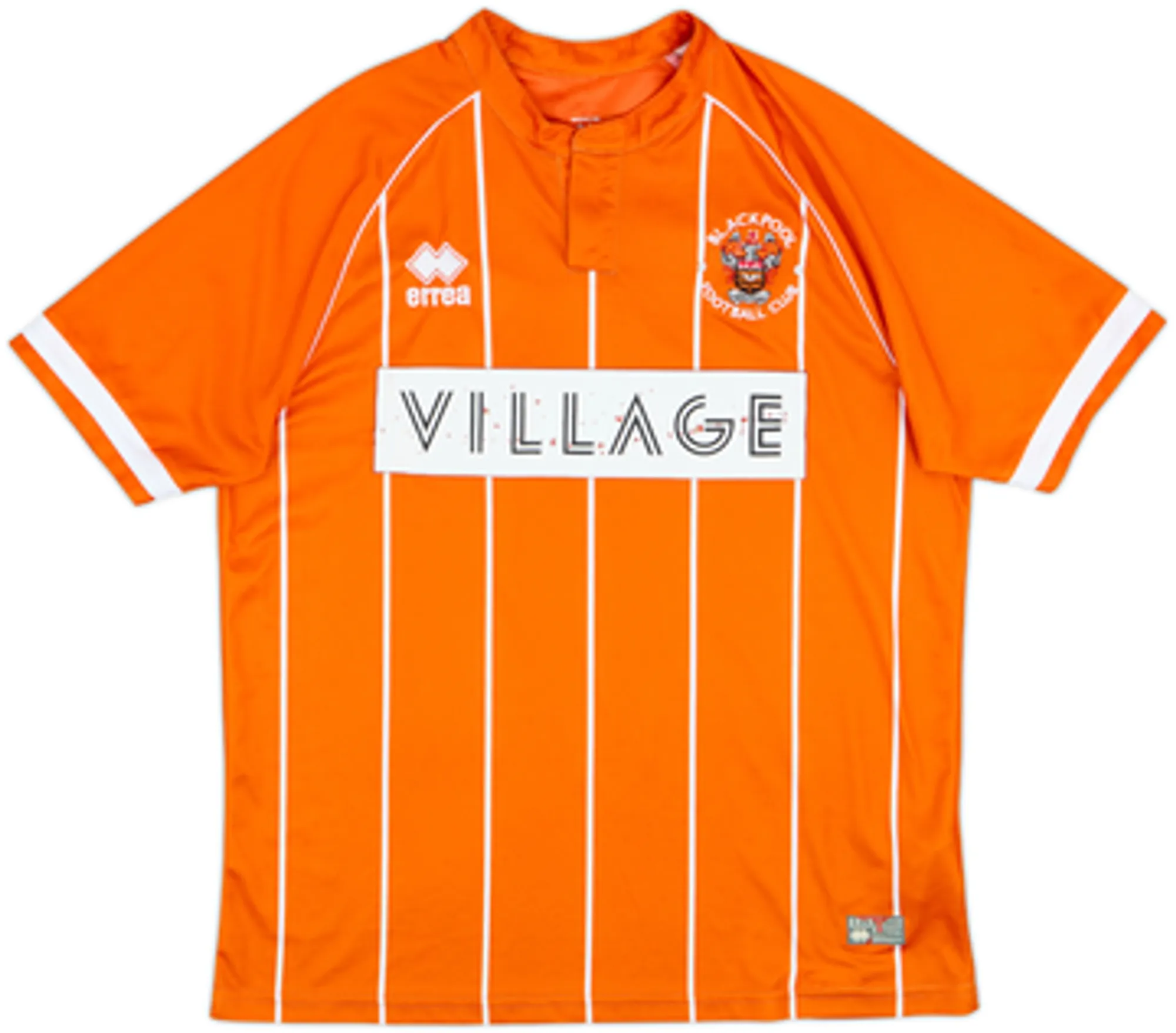 Errea Blackpool Mens SS Home Shirt 2015/16