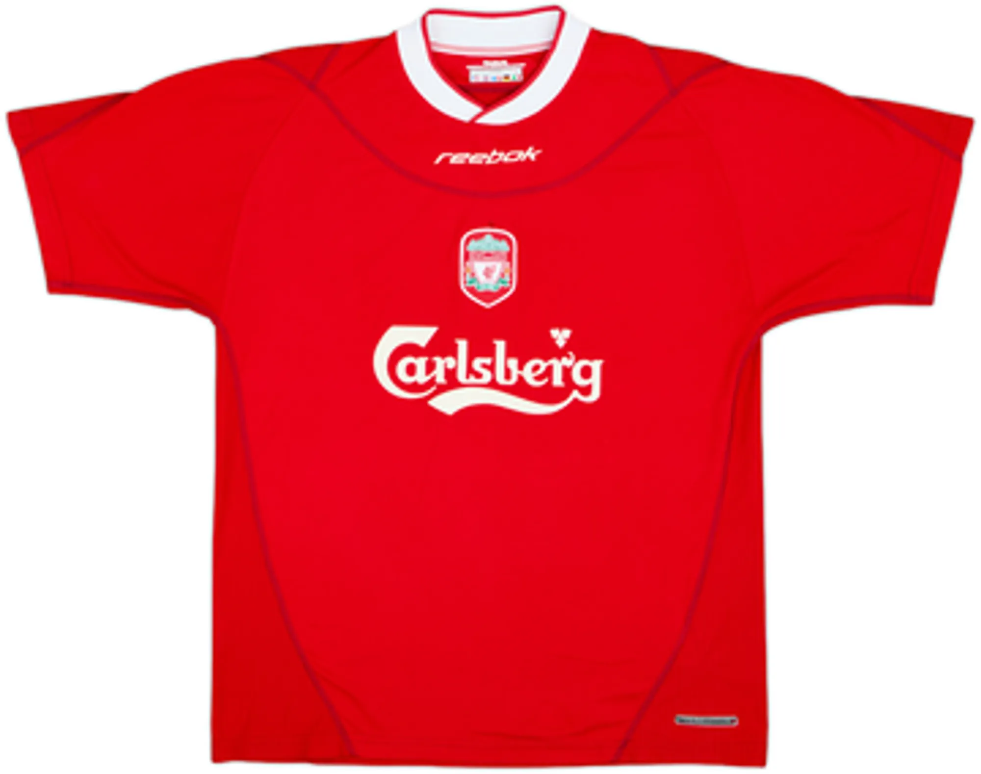 Reebok Liverpool Mens SS Home Shirt 2002/04