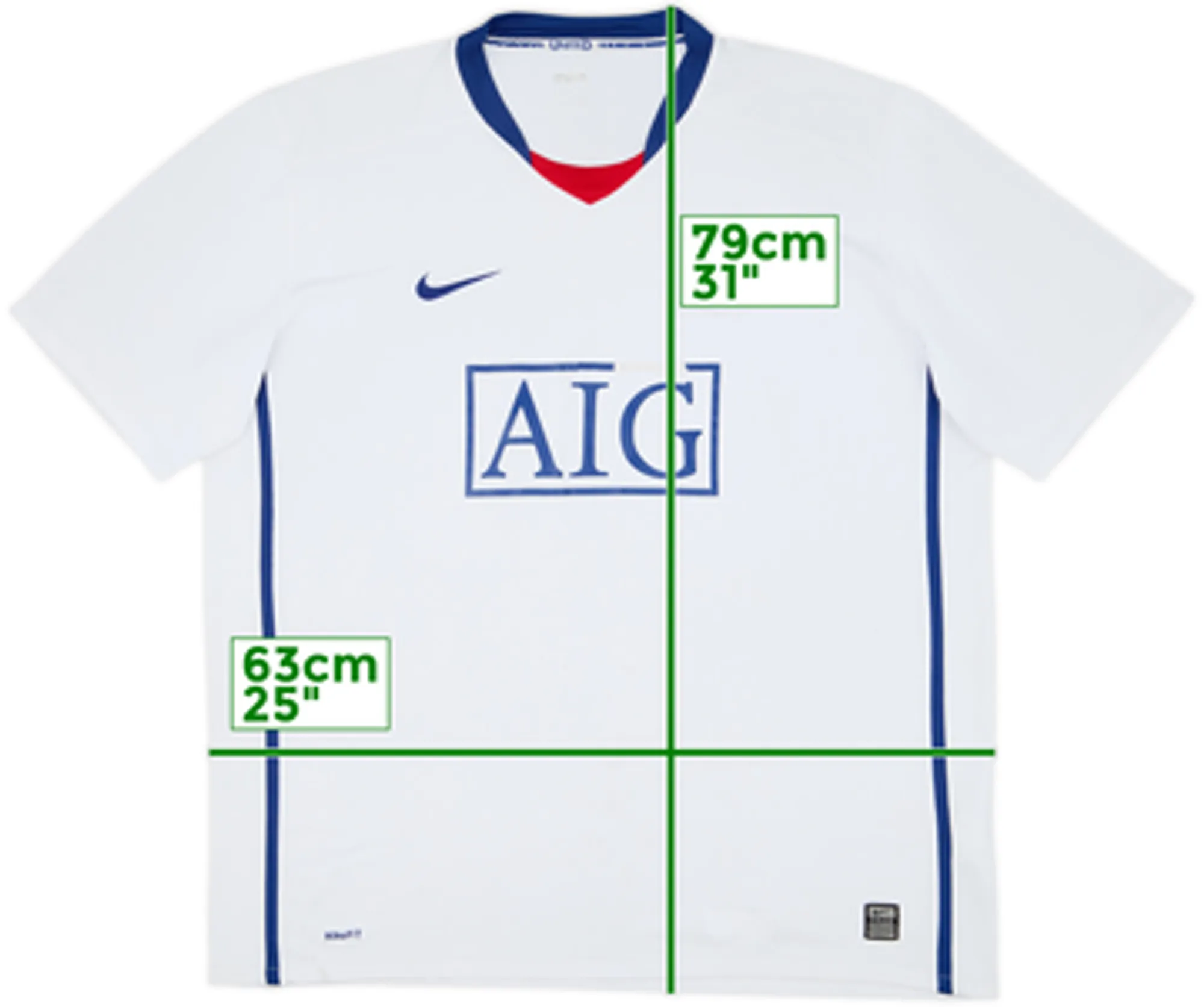 Nike Manchester United Mens SS Away Shirt 2008/10